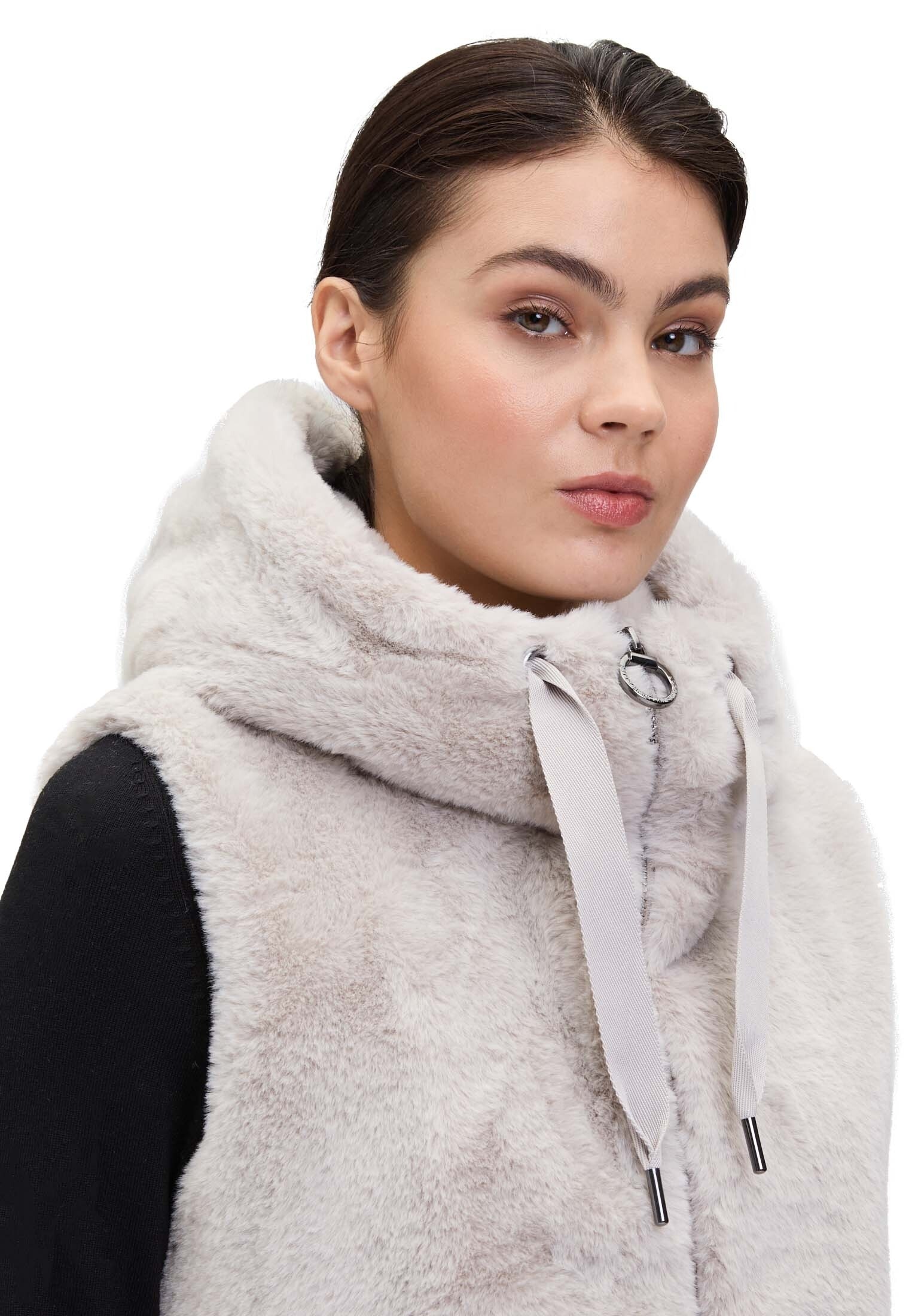 Betty Barclay Plüschweste »Betty Barclay Damen Plüschweste mit Kapuze«