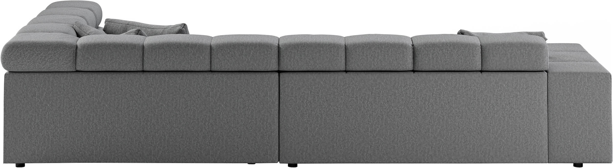 INOSIGN Ecksofa »Ancona incl. Kopfteilverstellung, OTTOs Choice, Breite 319cm, L-Form«, wahlweise motorische Sitztiefenverstellung, auch in Cord + Easy Care