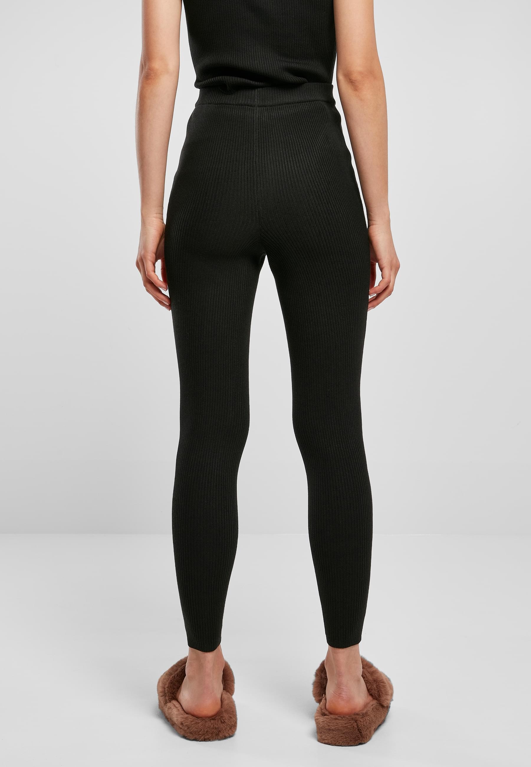 URBAN CLASSICS Leggings »Urban Classics Damen Ladies Rib Knit Leggings«, (1 tlg.)