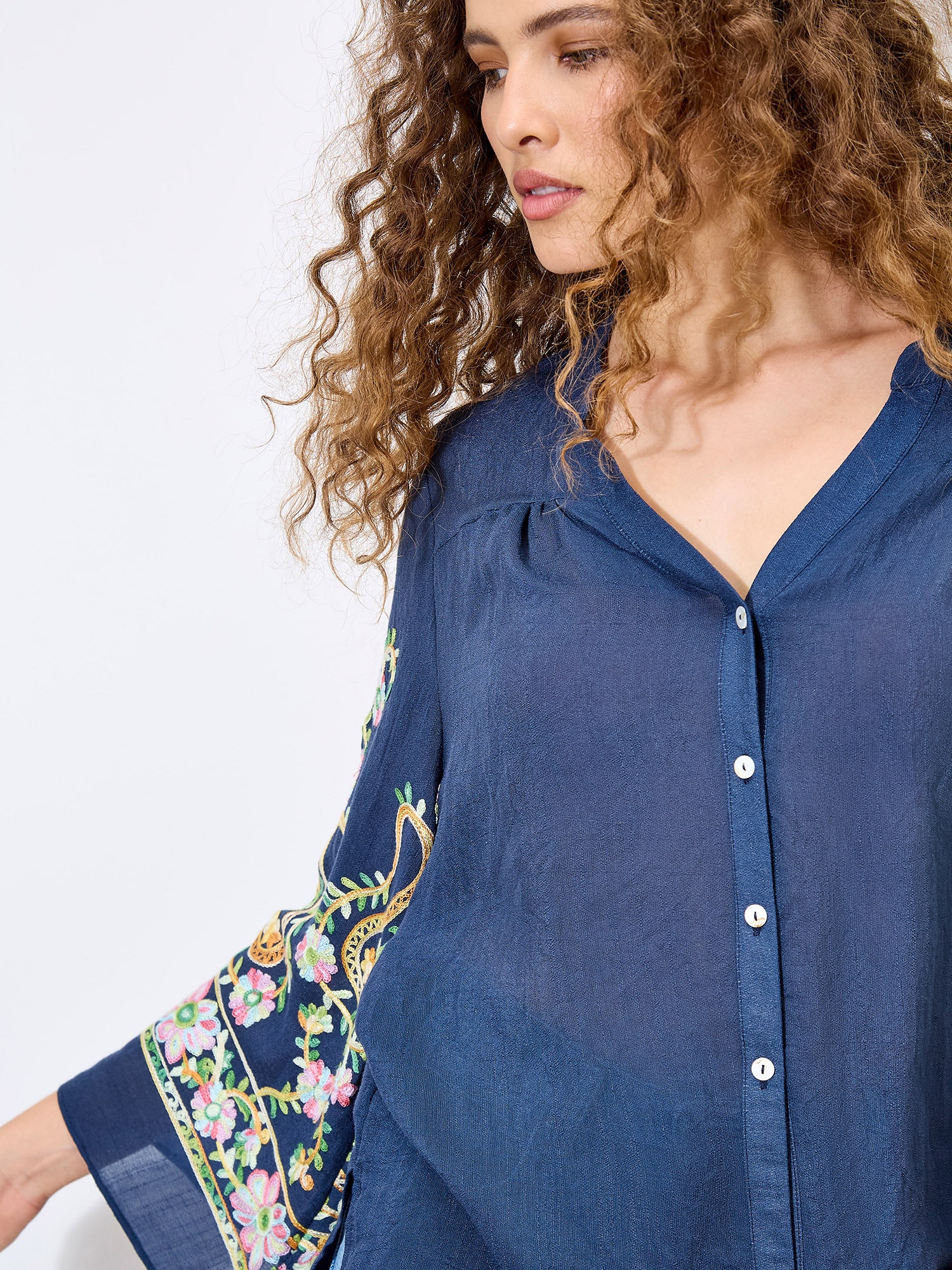 Apricot Druckbluse »Bluse« mit Glockenärmeln