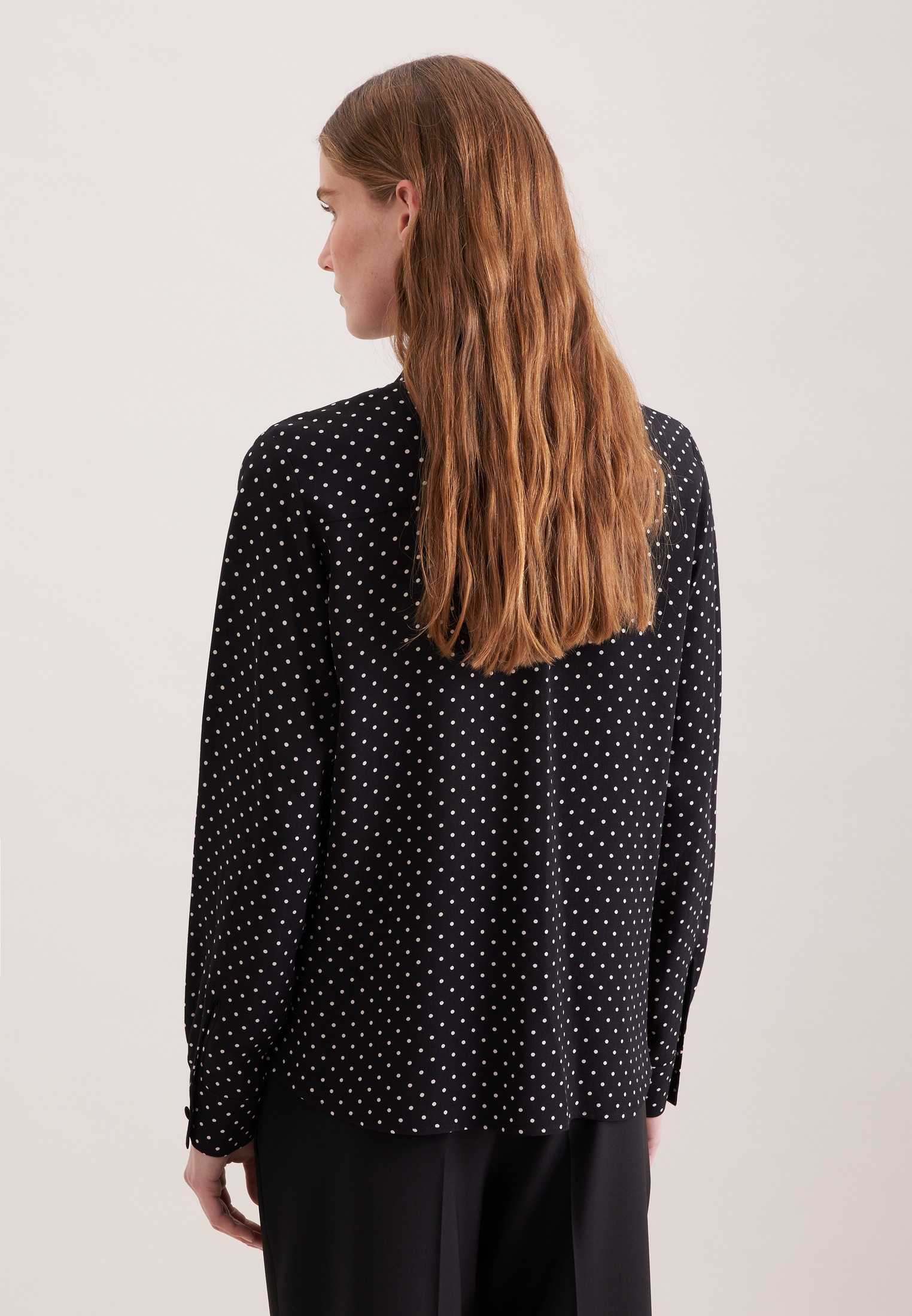 seidensticker Klassische Bluse 1/1 Kragen Druck günstig online kaufen