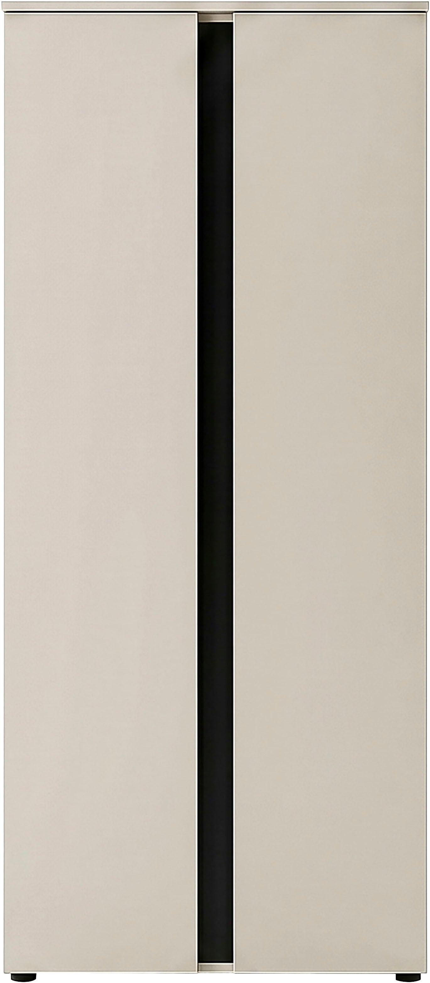 OTTO home Kleiderschrank »AXIS, in verschiedenen Breiten, Schlafzimmerschrank, Schrank« Breite 79cm, 2 Türen, 1 Kleiderstange, 3 Fächer