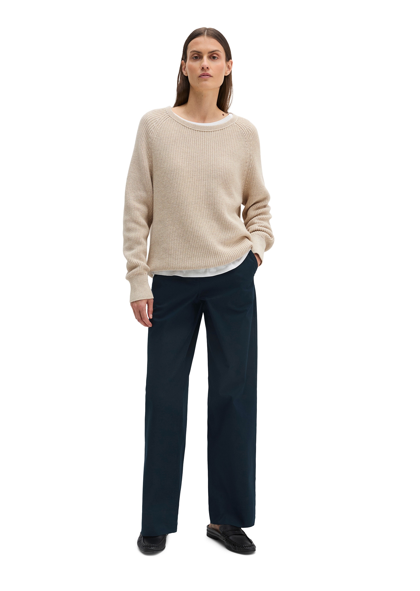 Marc O'Polo Strickpullover »aus Heavy-Weight-Organic-Cotton«