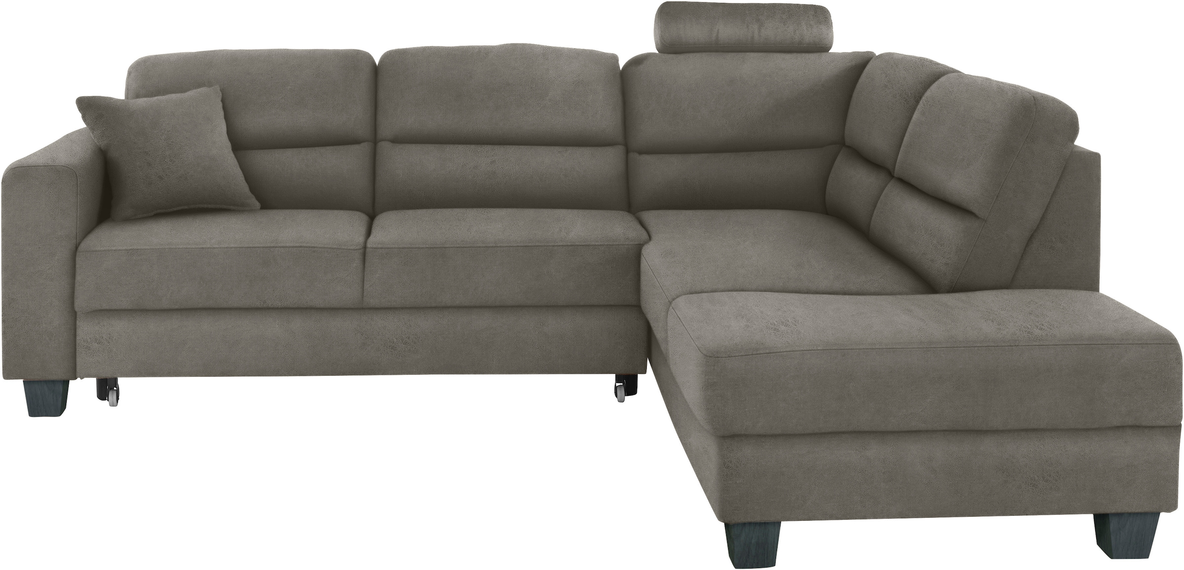 TRENDMANUFAKTUR Ecksofa »Chamber, zeitlos und modern, hoher Sitzkomfort, L-Form«, wahlweise mit Schlaffunktion