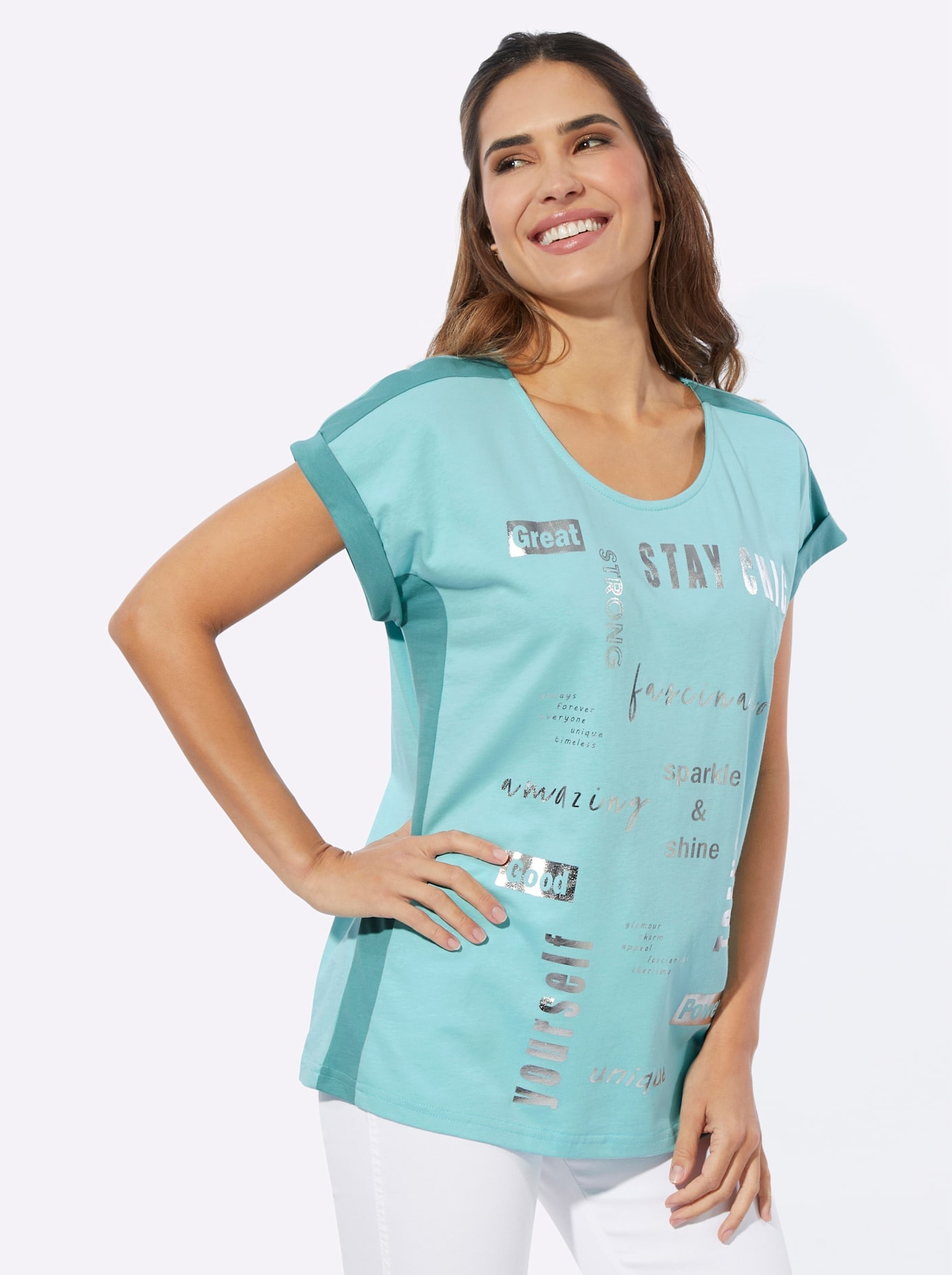 Classic Basics Kurzarmshirt "Kurzarm-Shirt" 1 Stk. tlg. günstig online kaufen