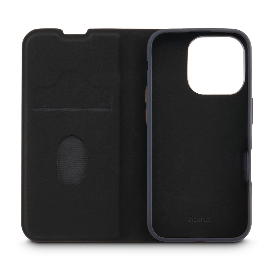 Hama Smartphone-Hülle »Handytasche Booklet für Apple iPhone 16 Pro nachhaltig, Kartenfach«, iPhone 16 Pro, Standfunktion, Kartenfach