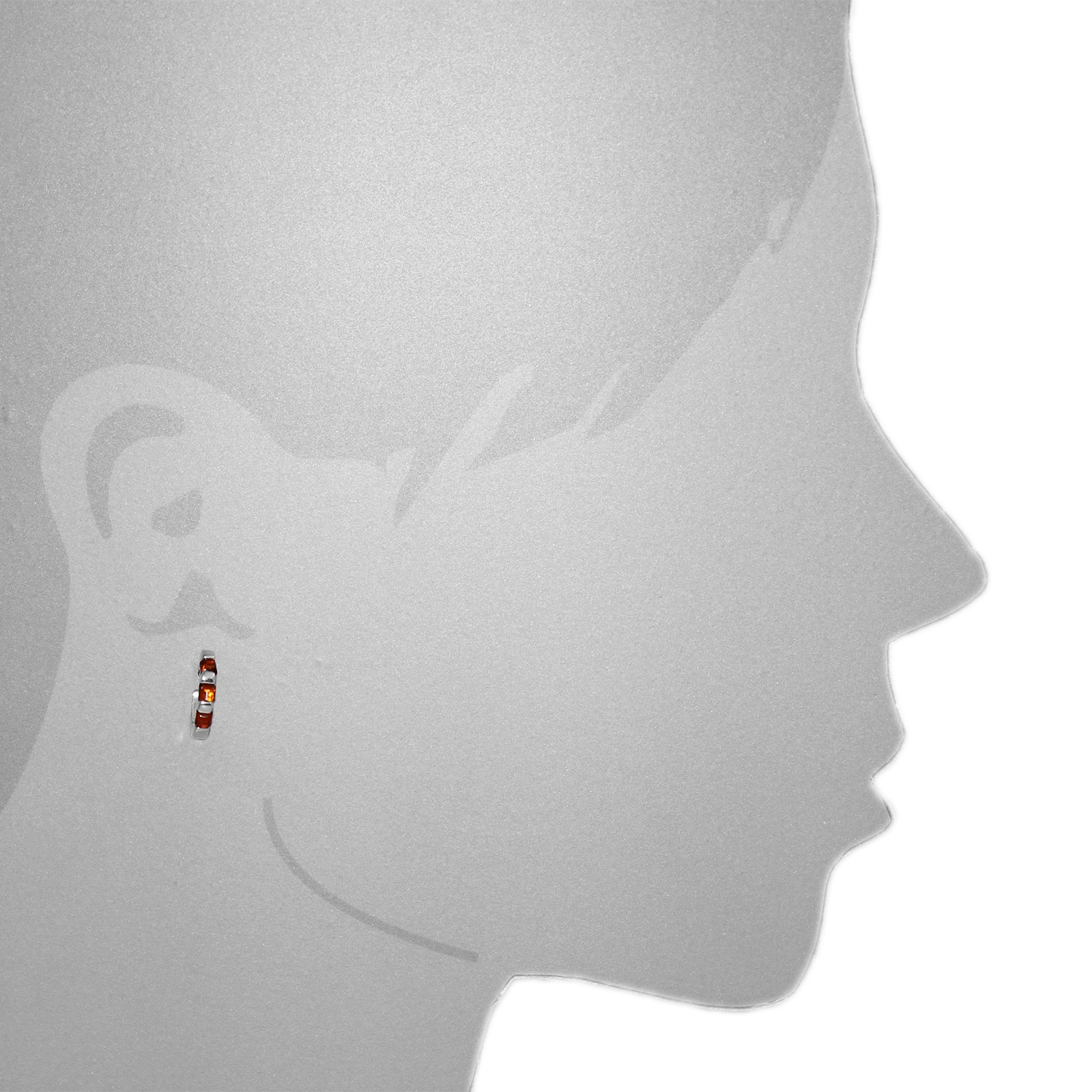OSTSEE-SCHMUCK Paar Ohrstecker »- Suzette - Silber 925/000 - Bernstein«