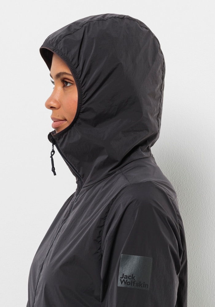 Jack Wolfskin Fahrradjacke »BIKE COMMUTE WIND JKT W«, mit Kapuze