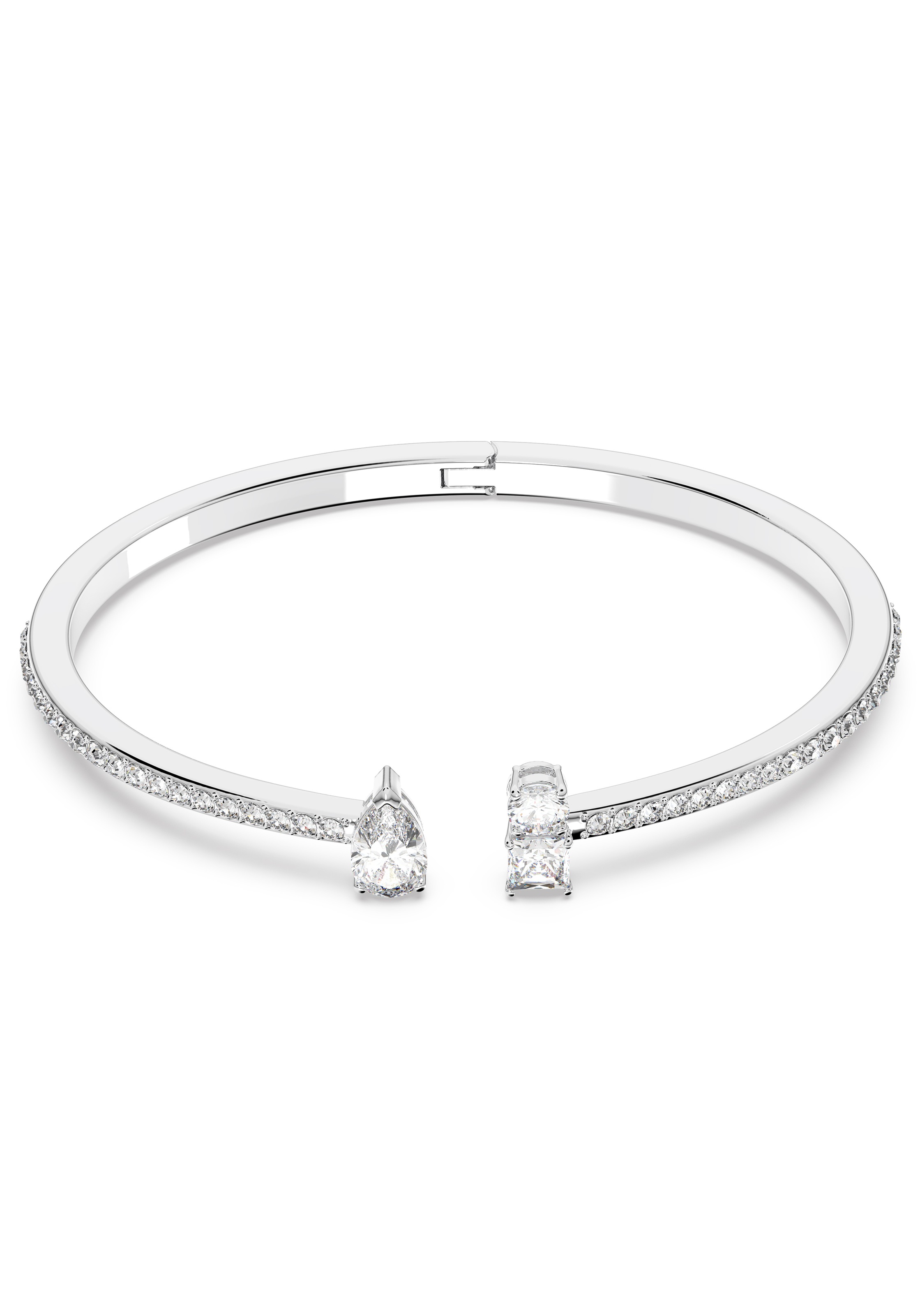 Armband SWAROVSKI "Mesmera Attract" Gr. S, silber (metallfarben, kristallweiß, kristallweiß), Armbänder, Damen, S, Metall, glitzernd, glänzend, Armband, mit Swarovski Kristall 2