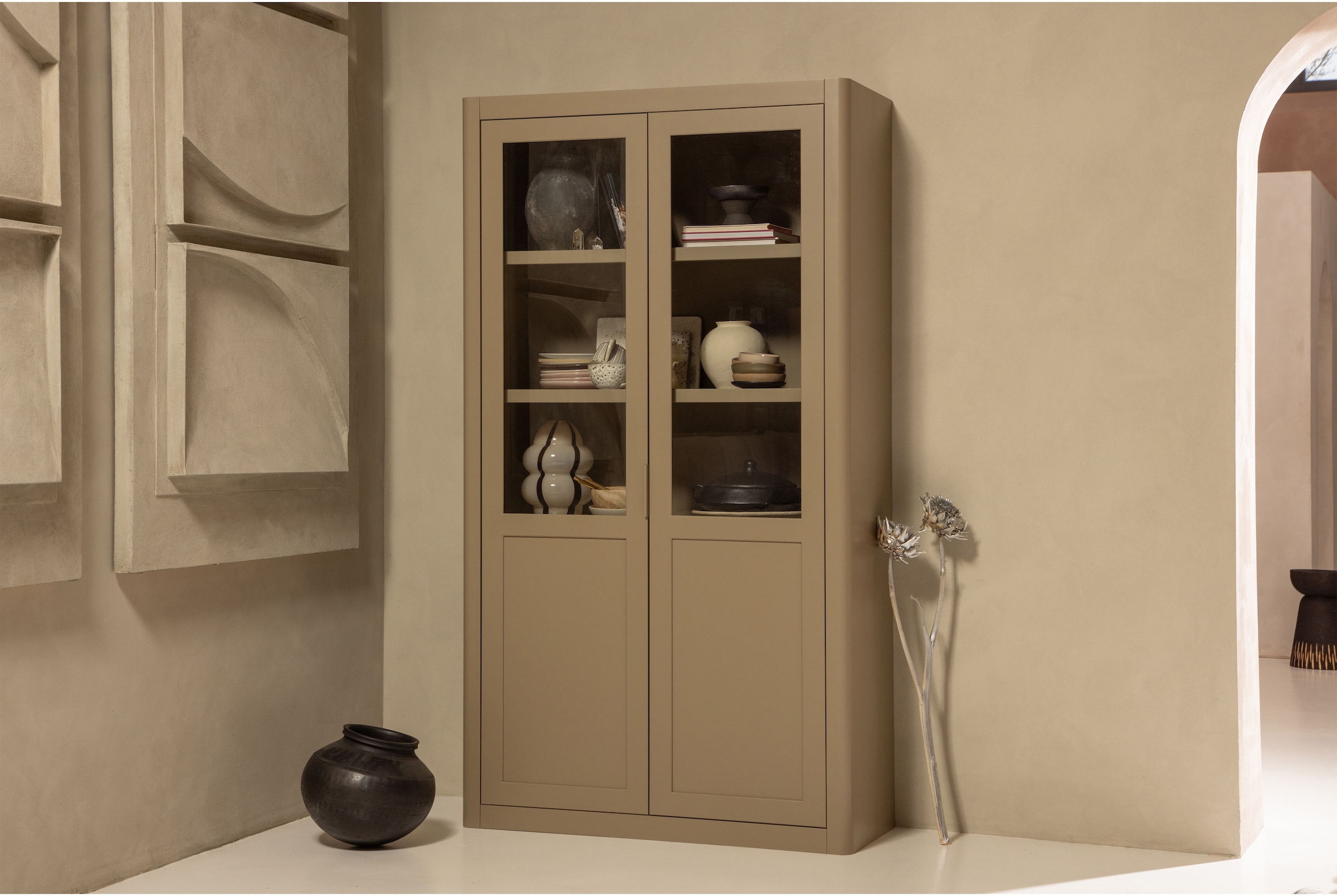 WOOOD Buffet »WOOOD GUNNAR BUFFETSCHRANK KIEFER« Das Sideboard aus FSC-Kiefer bietet stilvolle Aufbewahrung auf 4 Böden