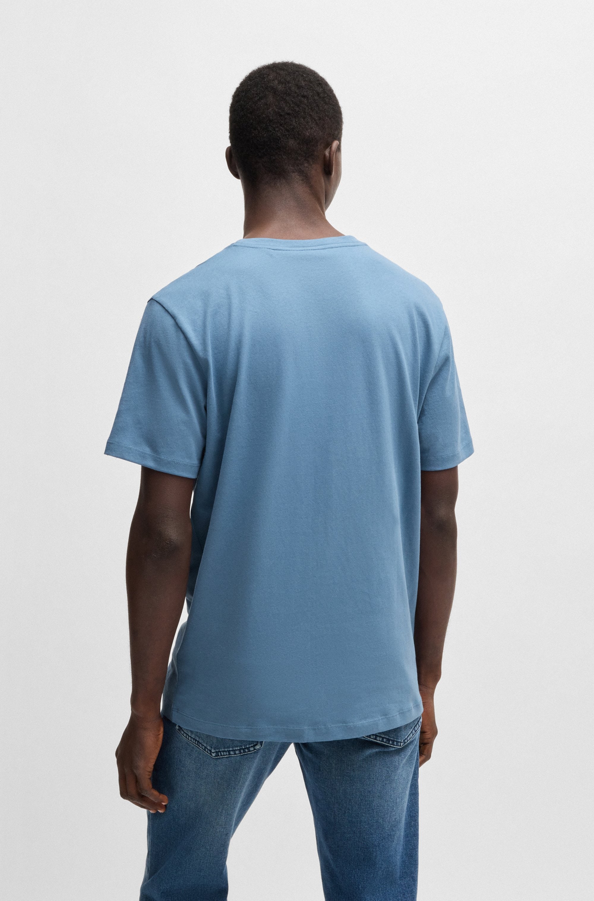 BOSS ORANGE T-Shirt »Tales«, mit BOSS Stickerei auf der Brust