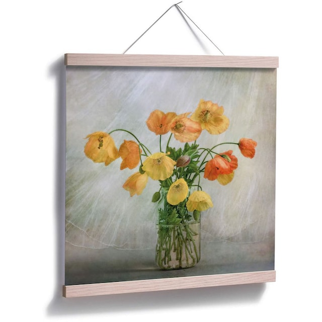 Wall-Art Poster »Mohnblumen Orange Gelb«, Blumen, (1 St.), Poster,  Wandbild, Bild, Wandposter kaufen | BAUR
