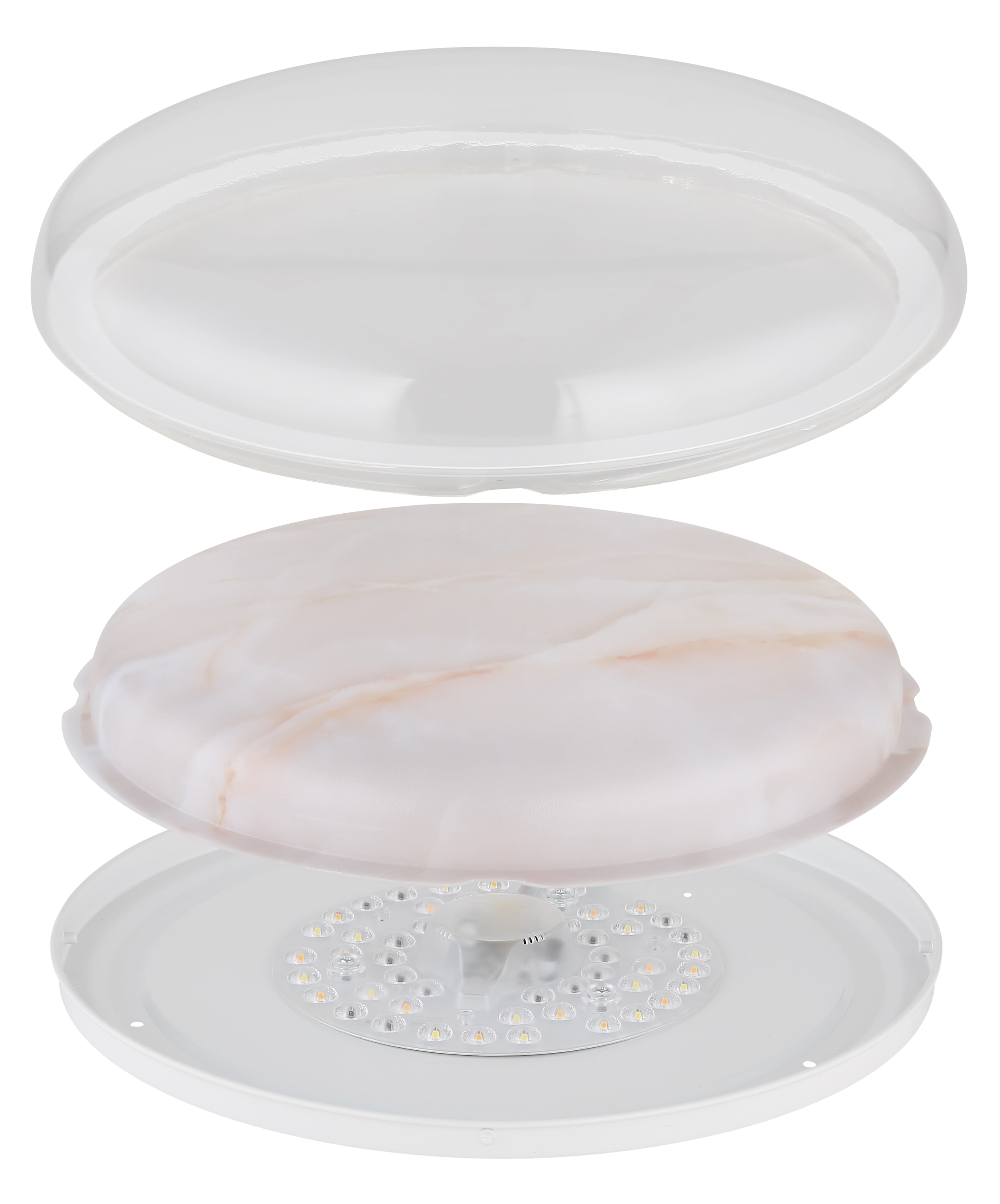 GLOBO LIGHTING LED Deckenleuchte »TYRONE«, Leuchtmittel LED-Modul | LED fest integriert, Deckenlampe/CCT 2700/4000/6000K/rund/Wohnzimmer/Schlafzimmer