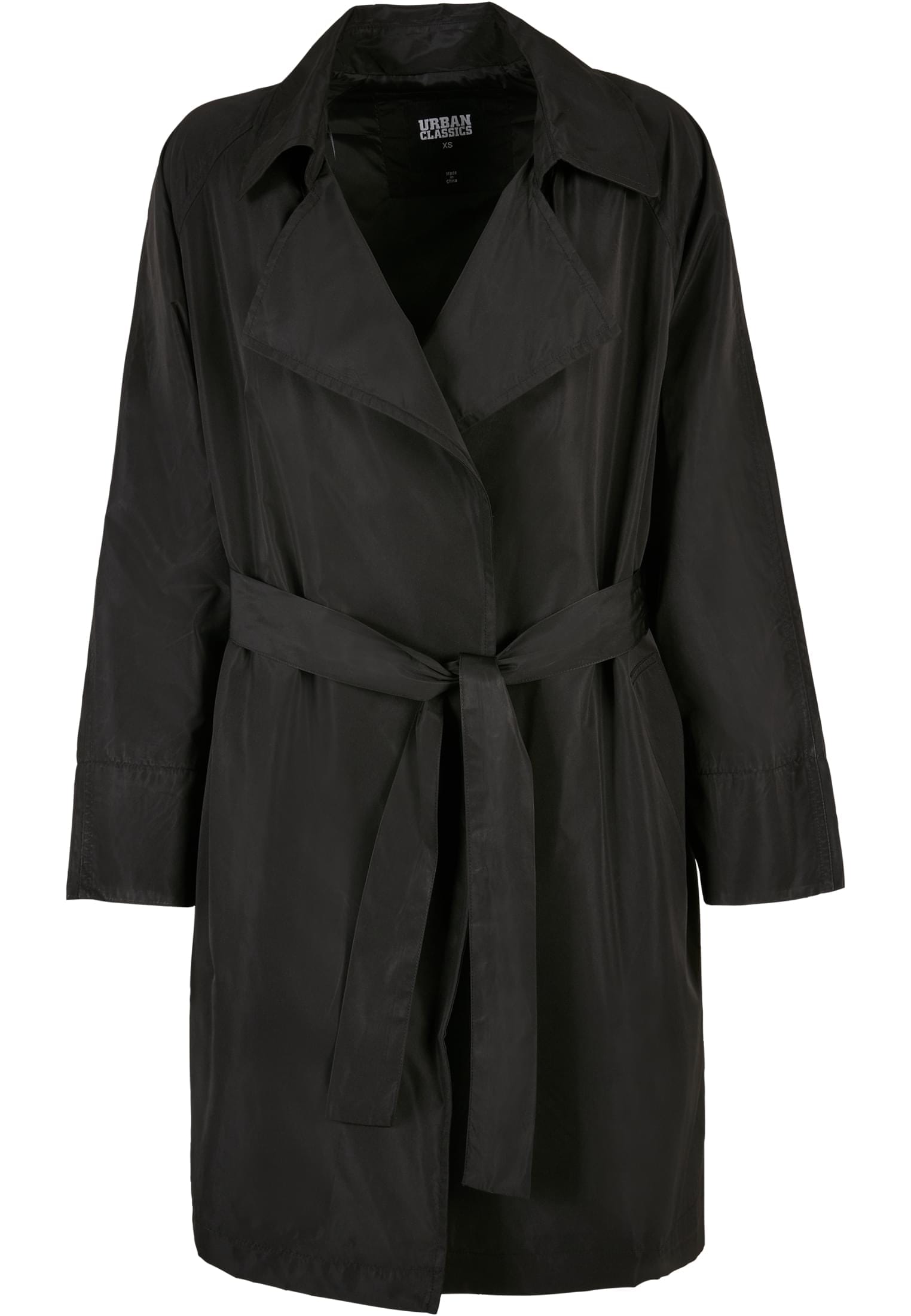 URBAN CLASSICS Outdoorjacke Crinkle Nylon Minimal »Damen Coat«, Kapuze ohne für bestellen Ladies (1 St.), BAUR Trench 