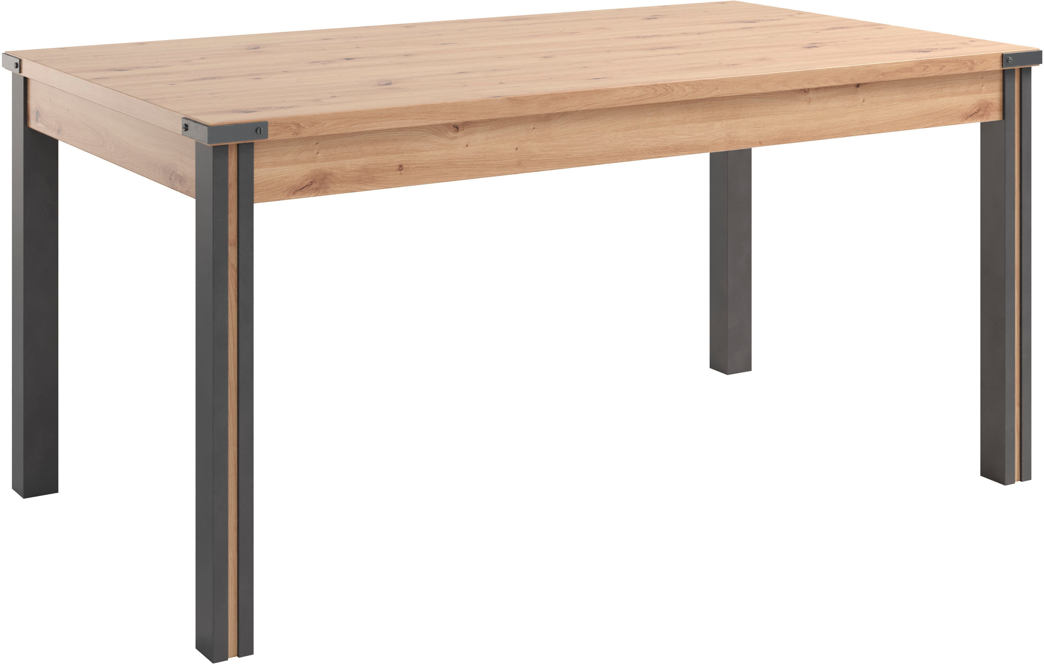 Home affaire Esstisch "Mia" 1 Stk. tlg. Esszimmertisch, rechteckige Form - (B/T/H) 160/90/77 cm