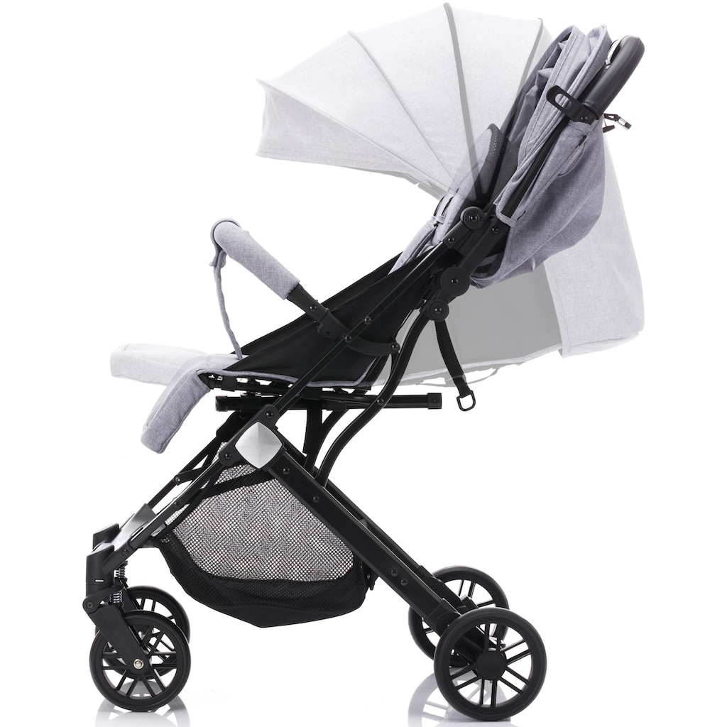 Fillikid Sport-Kinderwagen »Styler, hellgrau melange«, mit Trolleygriff