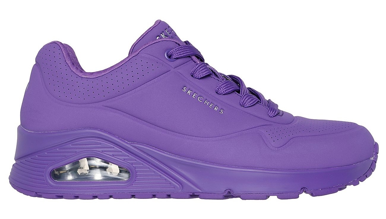 Thumbnail - Skechers Wedgesneaker "UNO STAND ON AIR" Freizeitschuh, Halbschuh, Schnürschuh weich gepolsterte Innensohle