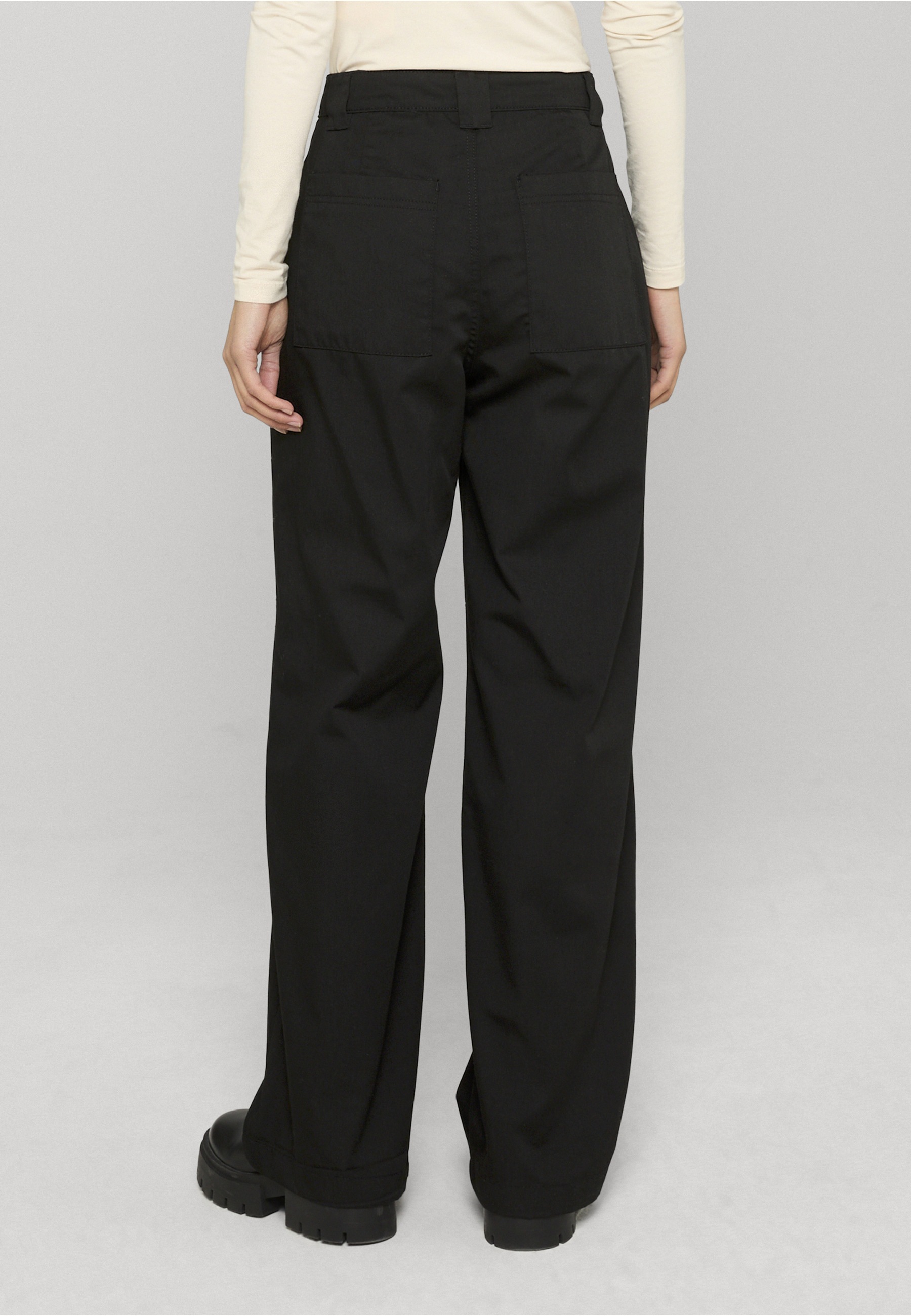 URBAN CLASSICS Stoffhose »Urban Classics Damen Ladies Straight Leg Workwear Pants«
