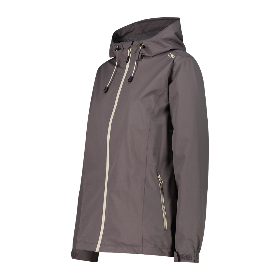 CMP Regenjacke »WOMAN JACKET FIXED HOOD« mit Kapuze mit Kapuze, wasserdicht, winddicht, atmungsaktiv, schnell trocknend