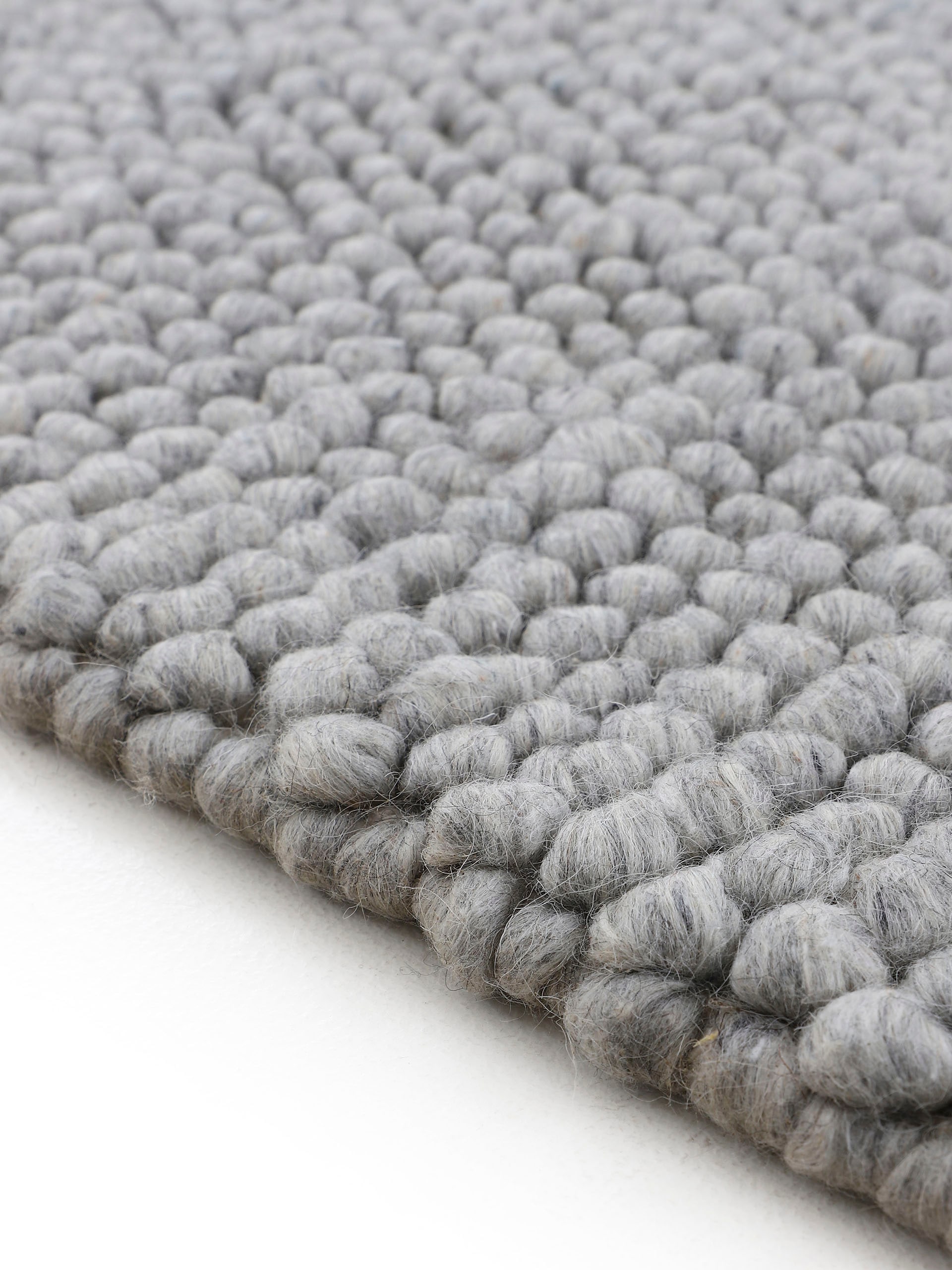 carpetfine Teppich »Calo«, rund, Handweb Teppich, 70% meliert, | BAUR Uni-Farben, handgewebt, Wolle