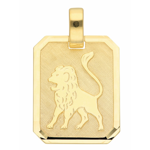Adelia´s Kettenanhänger »333 Gold Sternzeichen Anhänger Löwe«, Goldschmuck  für Damen & Herren kaufen | BAUR