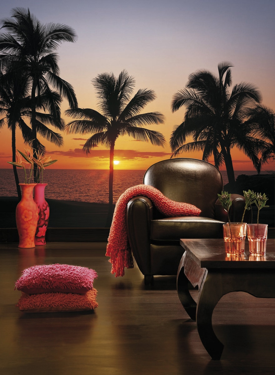 Komar Fototapete "Papier Fototapete - Hawaii - Größe 368 x 254 cm" Motiv bedruckt glatt