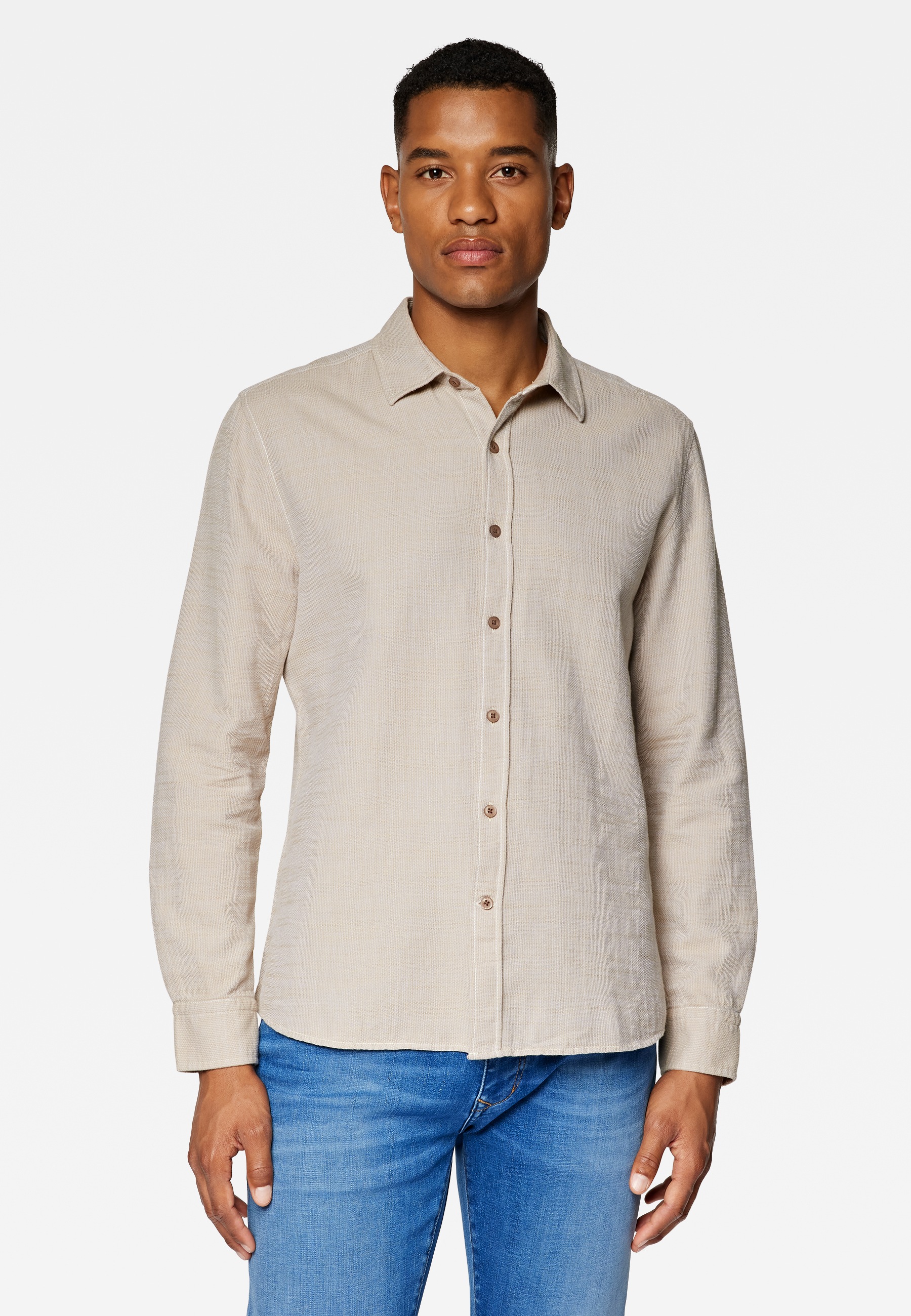 Mavi Langarmhemd »LONG SLEEVE SHIRT«, Hemd mit Struktur