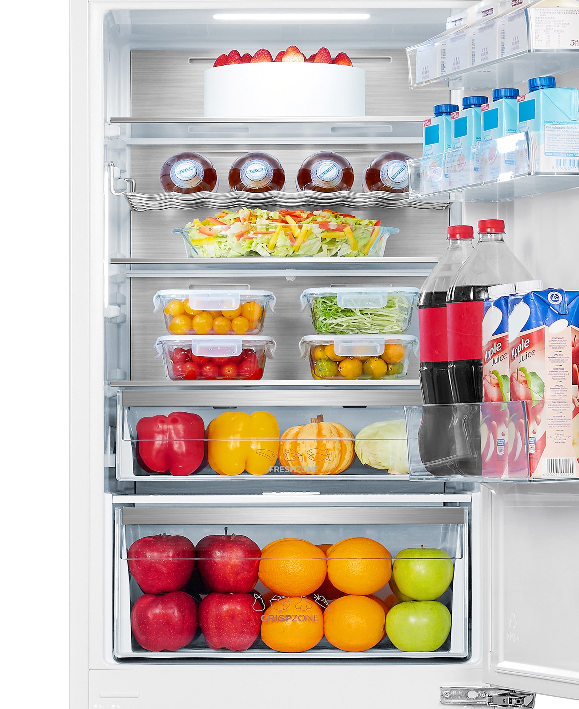 Hanseatic Einbaukühlgefrierkombination »HEKGS17754CNF« 177,2 cm hoch 54 cm breit