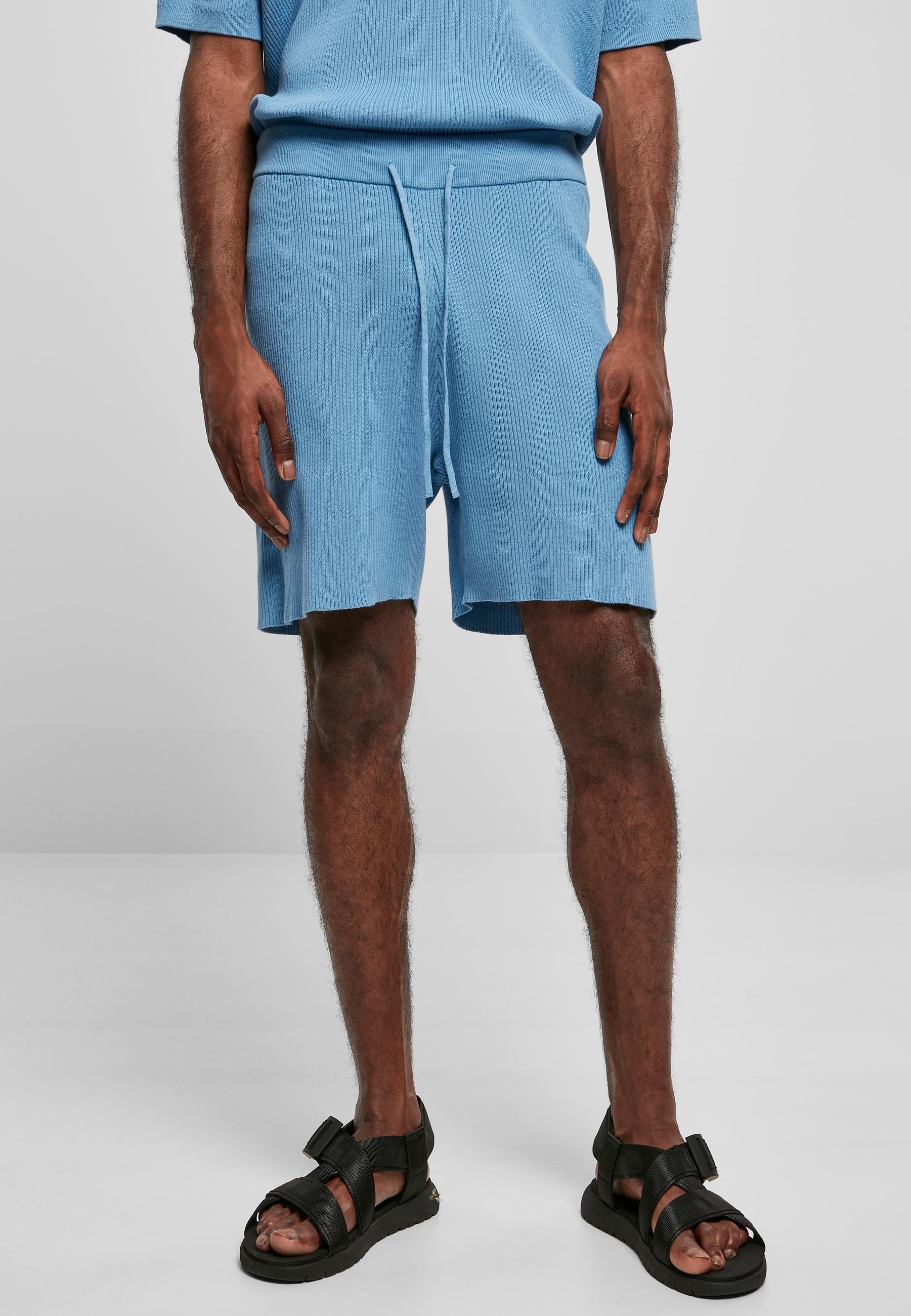 URBAN CLASSICS Shorts »Urban Classics Herren Ribbed Shorts«, (1 tlg.)