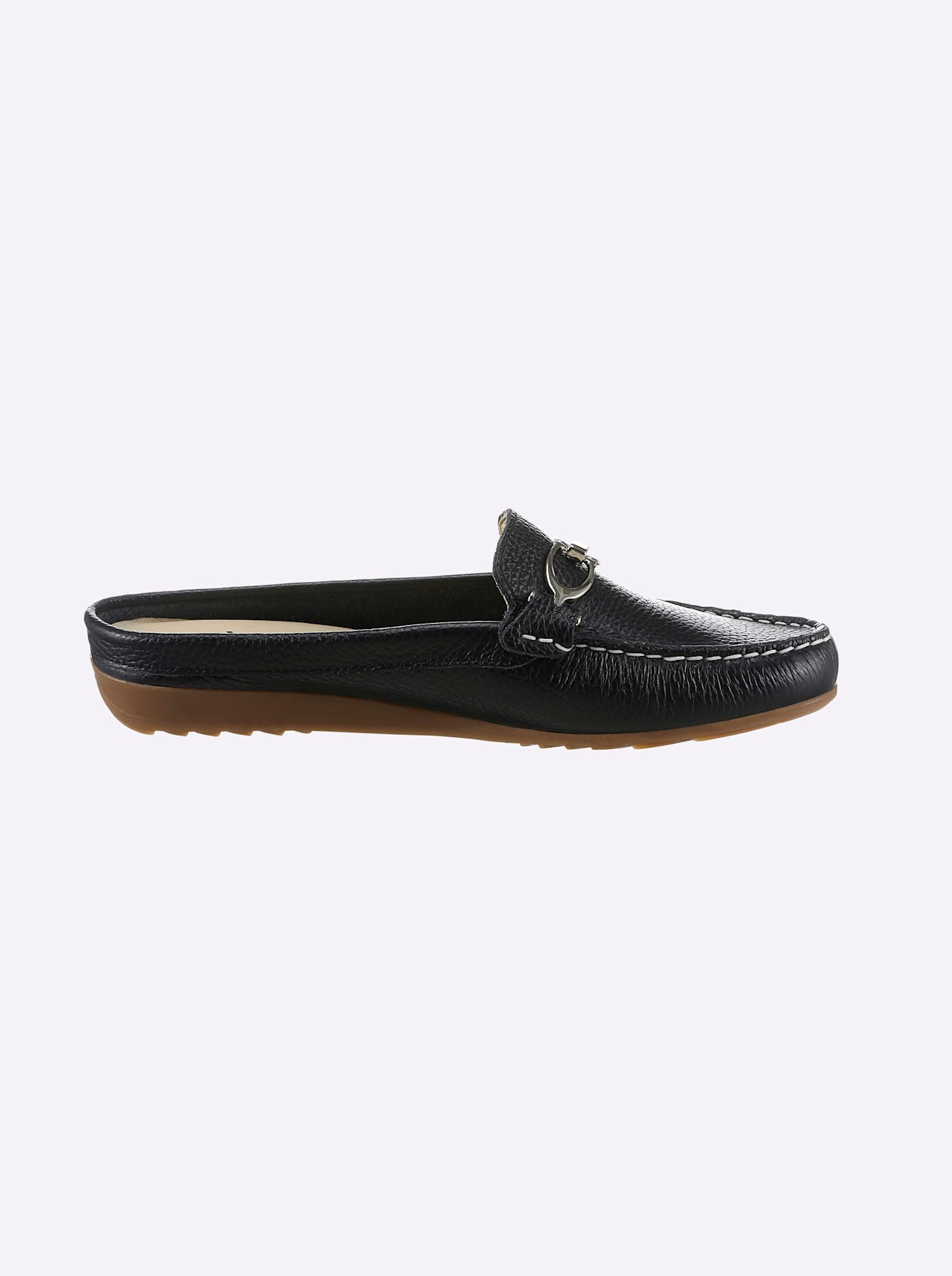 Slipper CASUAL LOOKS, Damen, Gr. 37, schwarz, Leder, Schuhe Slipper 2