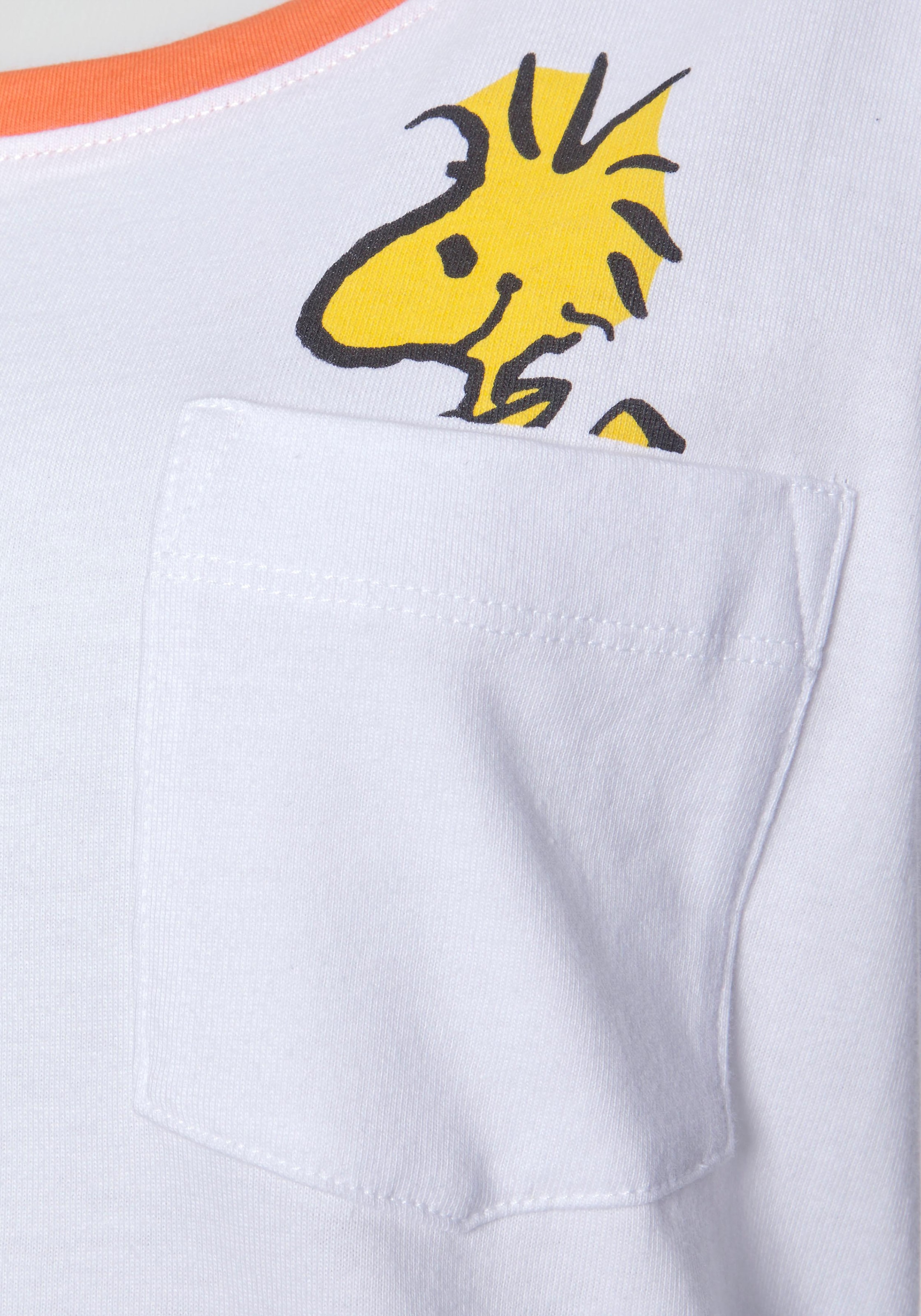 Peanuts Pyjama (2 mit Woodstock 1 Druck und Snoopy Stück) tlg