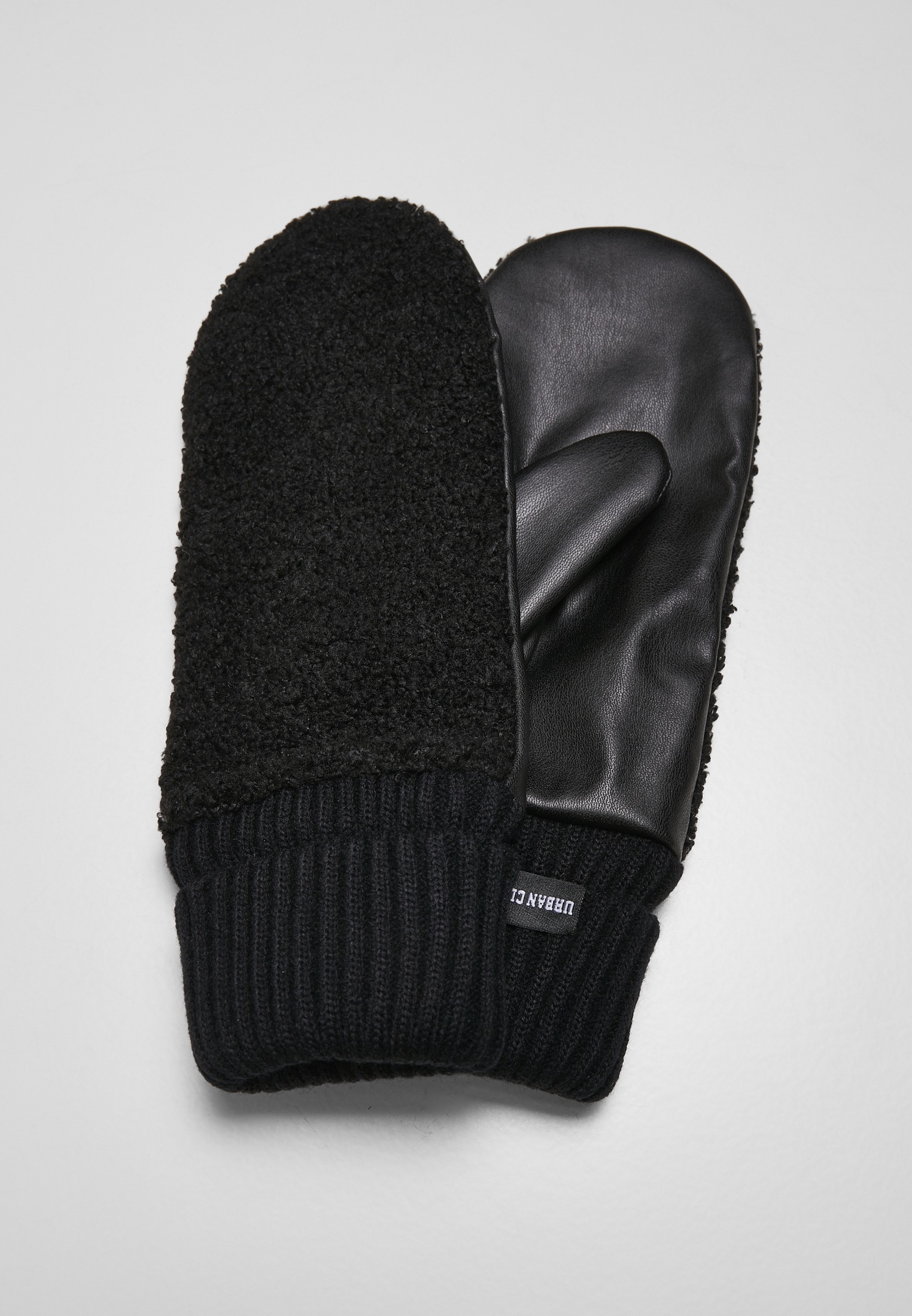 URBAN CLASSICS Baumwollhandschuhe »Accessoires Sherpa Imitation Leather  Gloves« bestellen | BAUR | Handschuhe