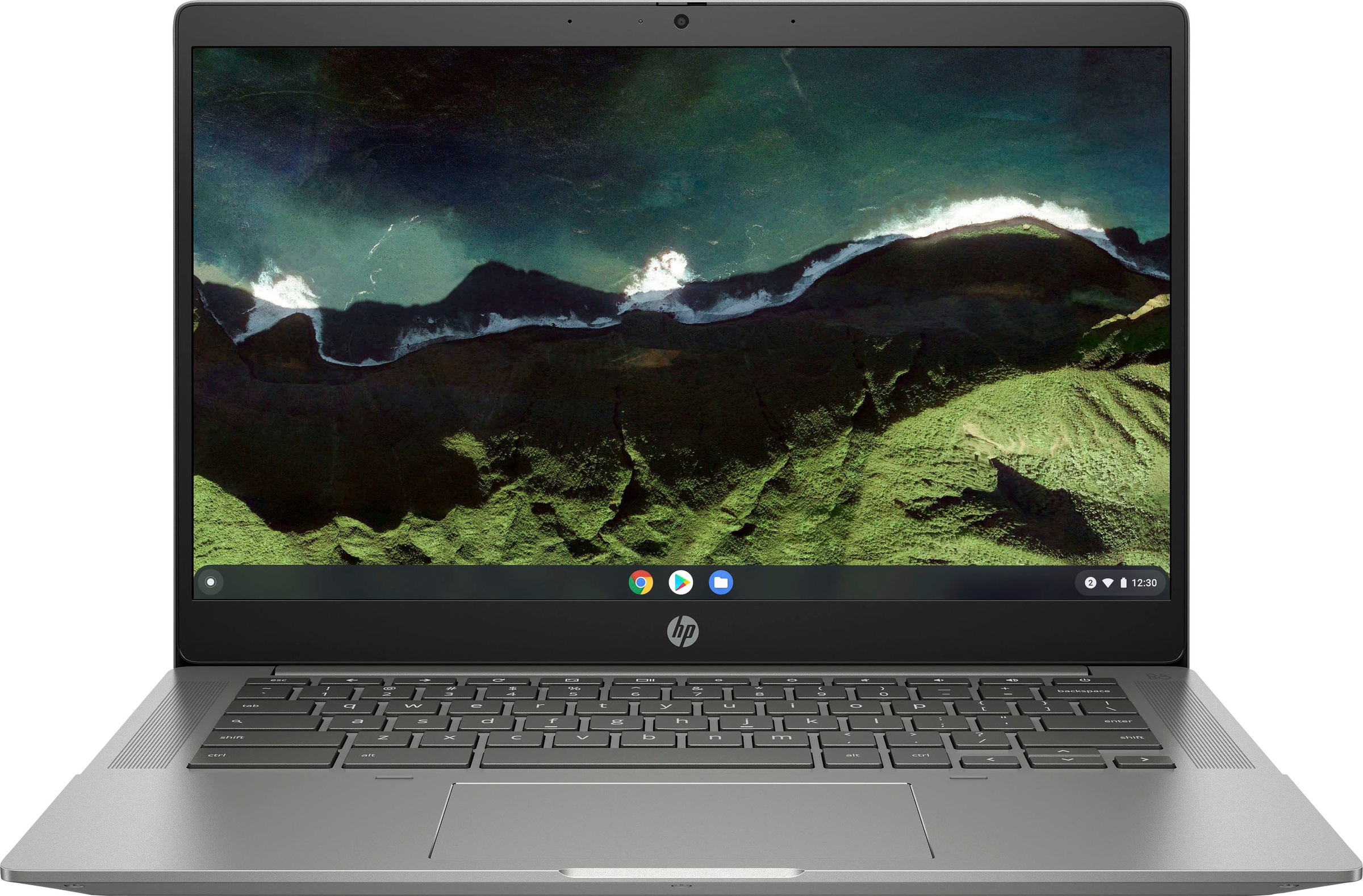 HP Chromebook »14b-nb0060ng«, GB SSD, / Core BAUR 35,6 14 Chromebook Zoll, Xe Graphics, Premium i5, cm, | Iris 256 Intel