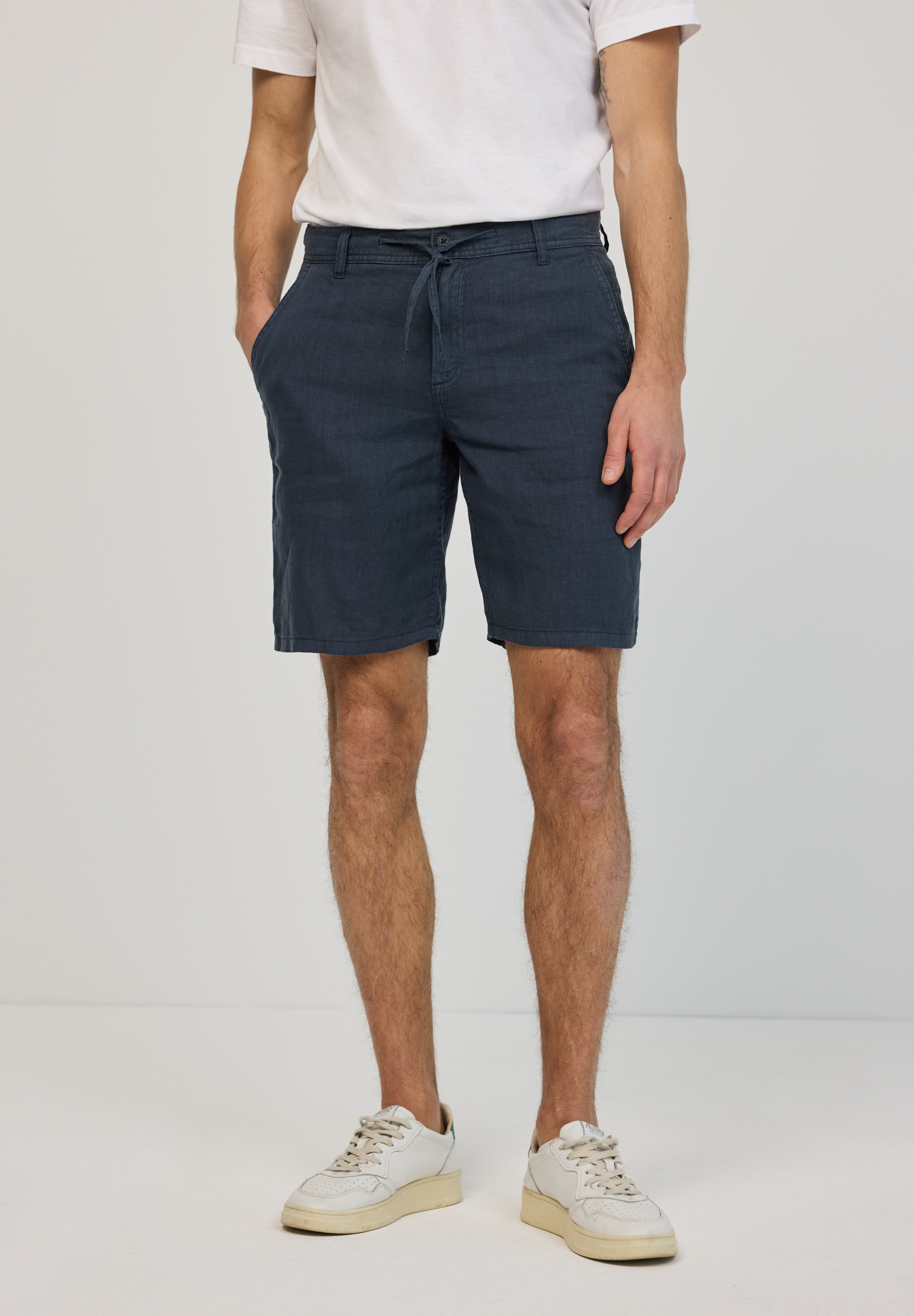 STREET ONE MEN Shorts  aus Leinen