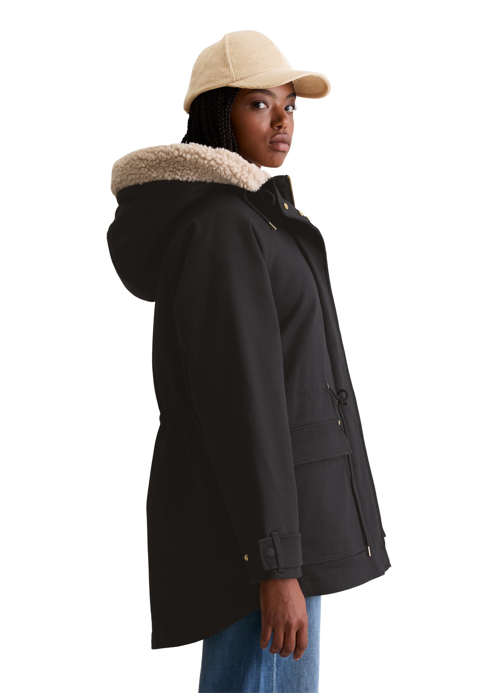 Marc O'Polo DENIM Kurzmantel »aus Bio-Baumwolle-Stretch-Twill«