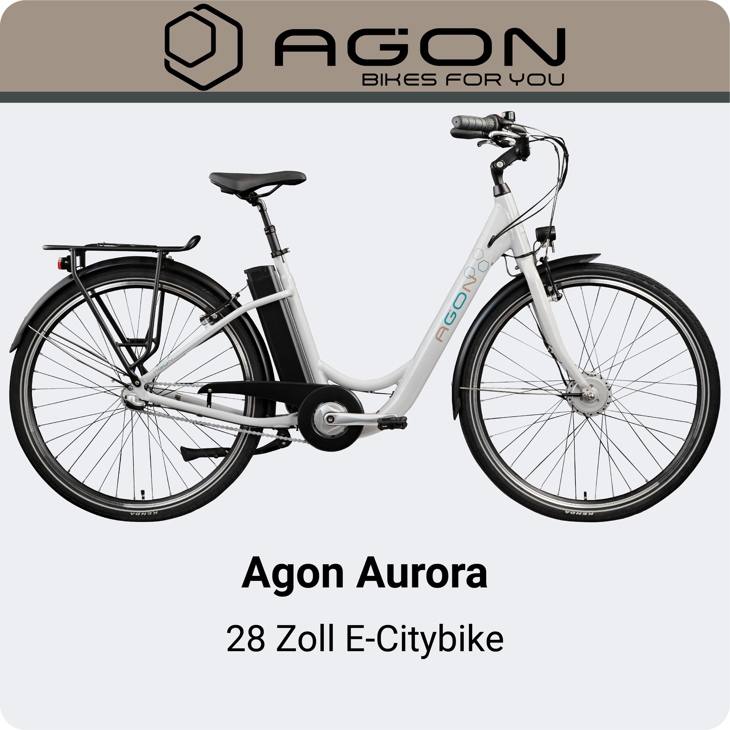 AGON "Aurora" 3 Gang Nabenschaltung Frontmotor 250 W Pedelec, Elektrofahrrad für Damen u. Herren