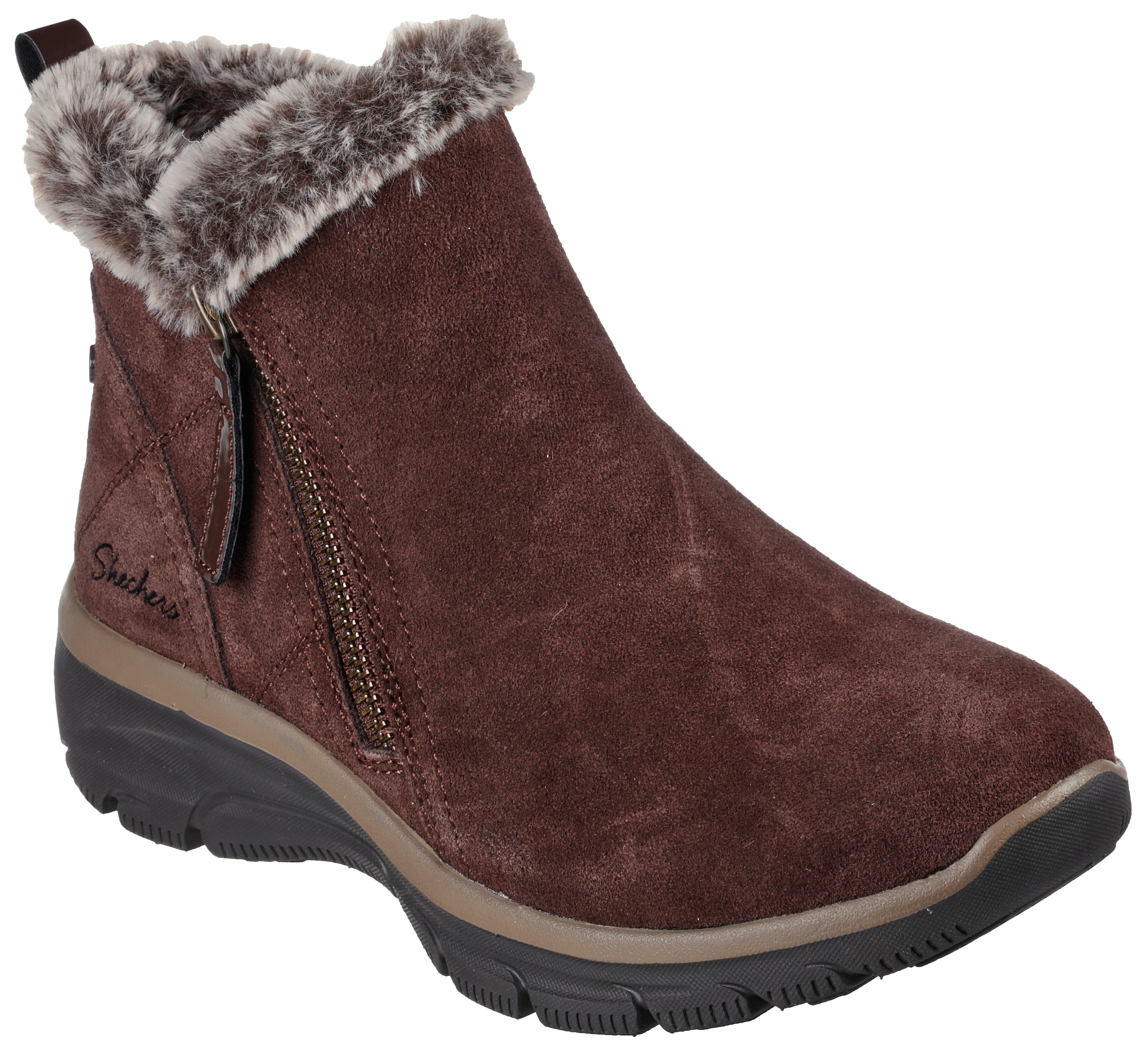 Skechers Winterboots "EASY GOING - HIGH ZIP", mit Fellimitatkragen günstig online kaufen