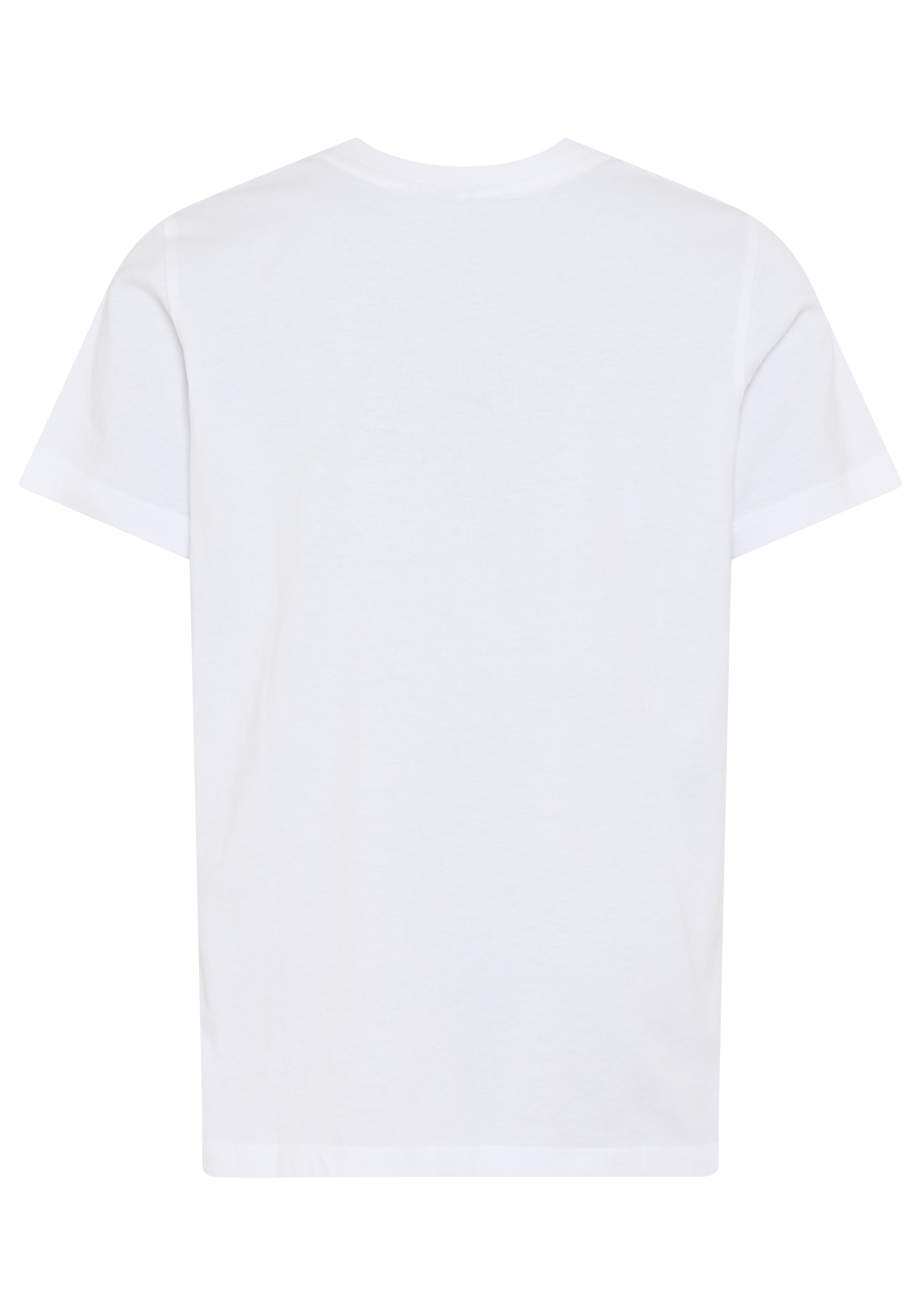 Thumbnail - KIDSWORLD T-Shirt "Spruch: NO IDEA WHAT IM DOING HERE" für Jungen, Kurzarm, Basic Passform, mit modischem Druck