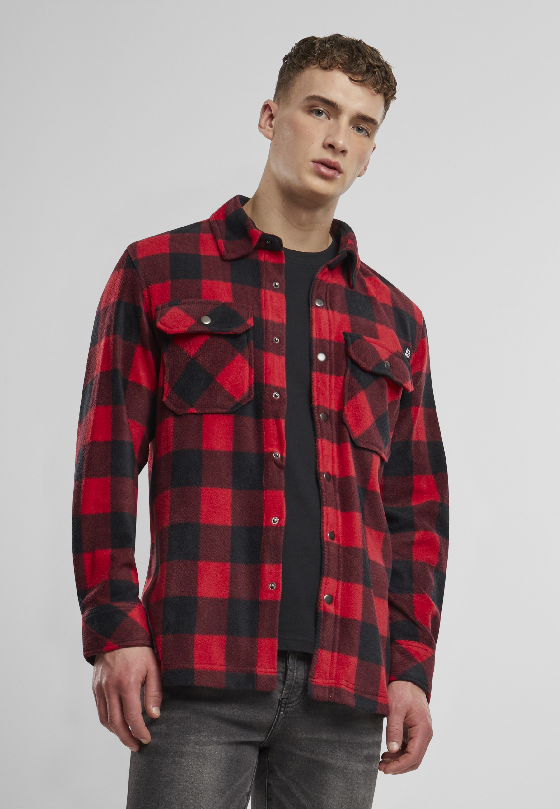 Brandit Fleecehemd »Brandit Herren Jeff Fleece Shirt Long Sleeve« 1 Stk.
