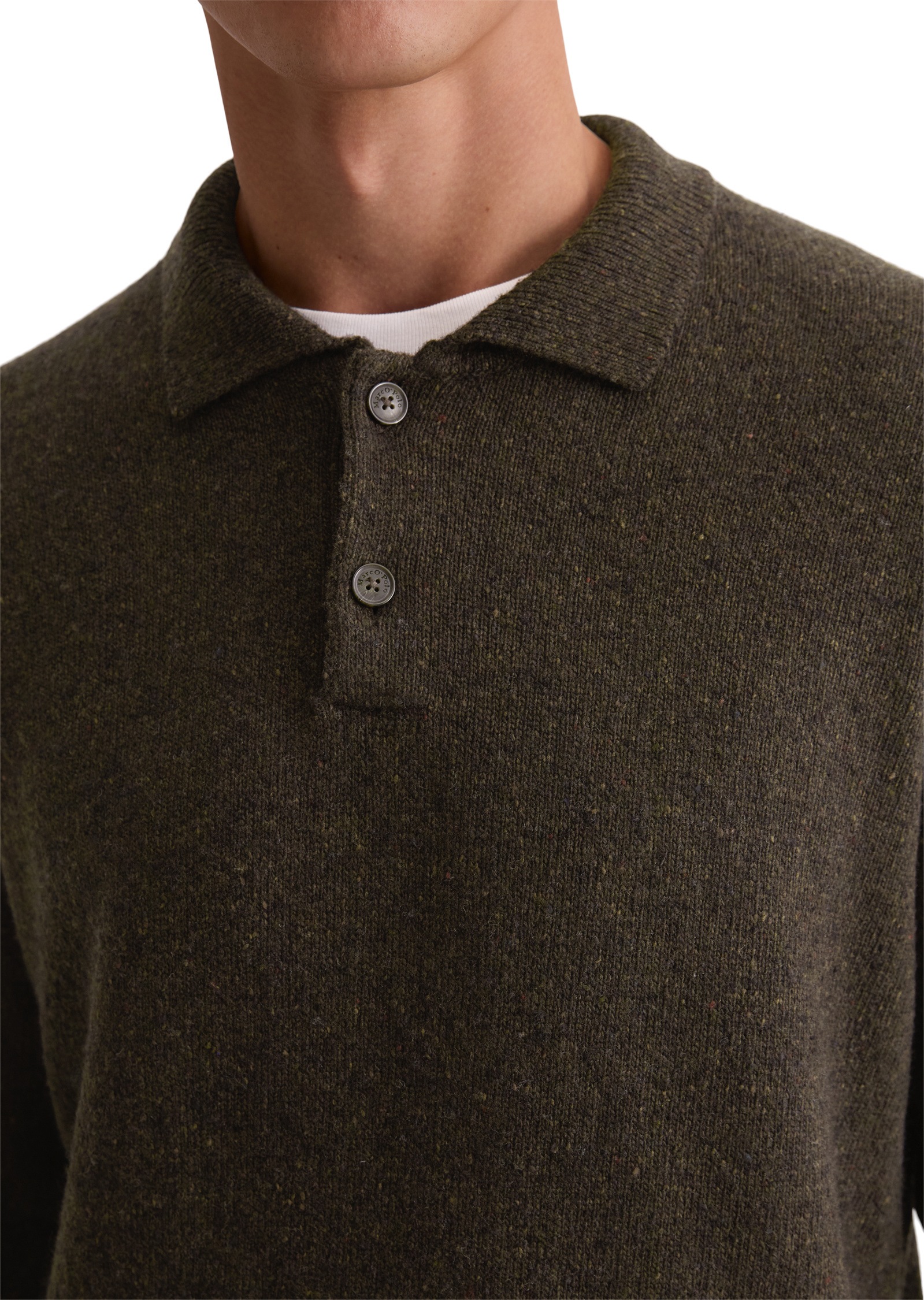 Marc O'Polo Strickpullover »aus weichem Woll-Viskose-Mix«