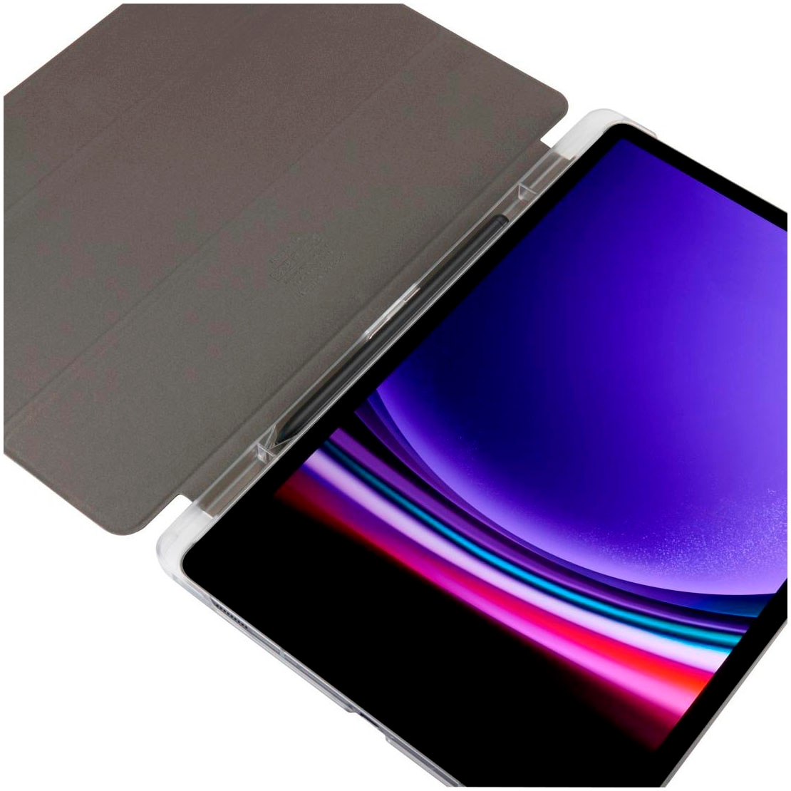 Hama Tablettasche »Tablethülle für Samsung Galaxy Tab S11 Ultra 14,6 Zoll Schwarz« Standfunktion, Stiftfach, Auto Wake Sleep, transparente Rückseite