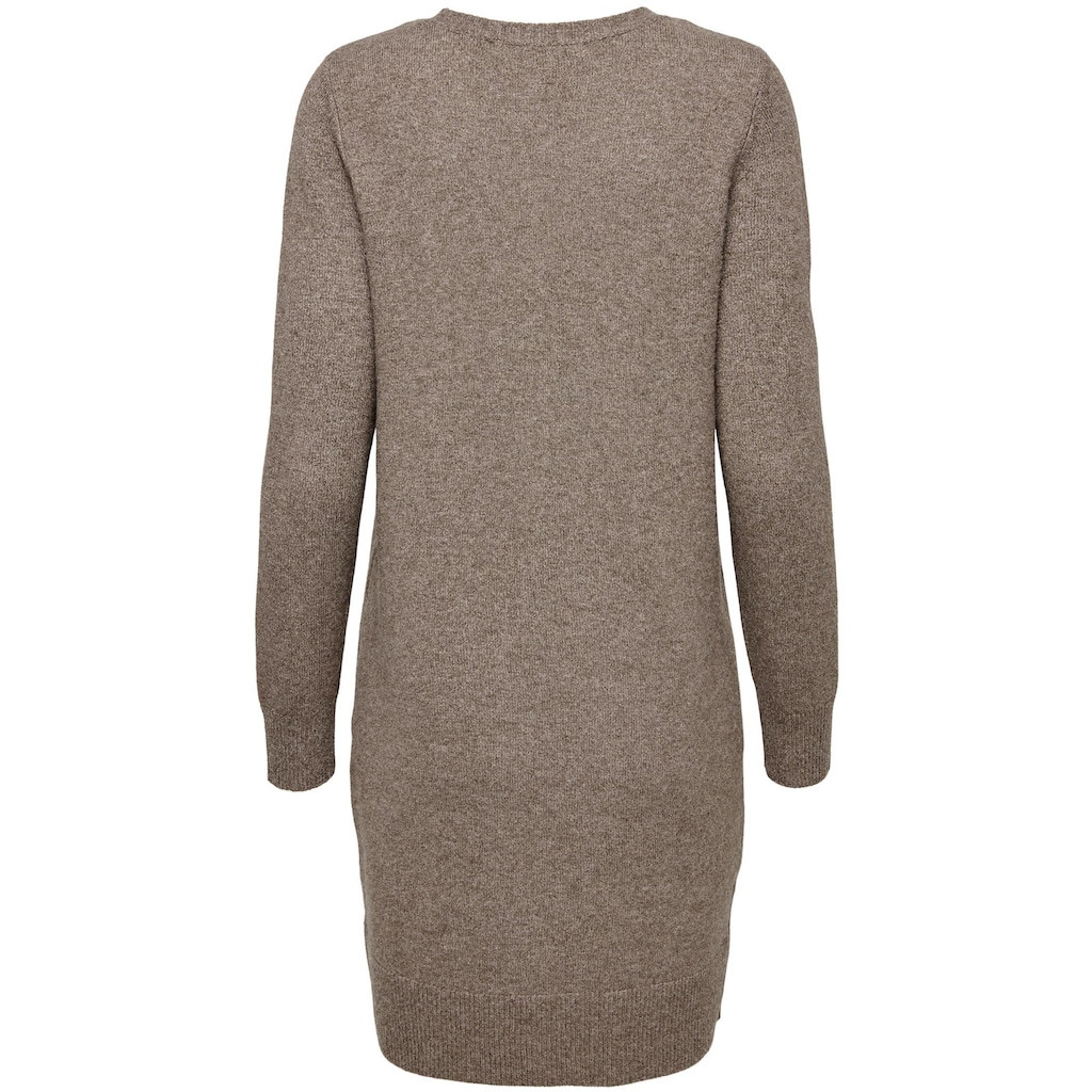 ONLY Strickkleid »ONLRICA LIFE L/S O-NECK DRESS KNT NOOS«