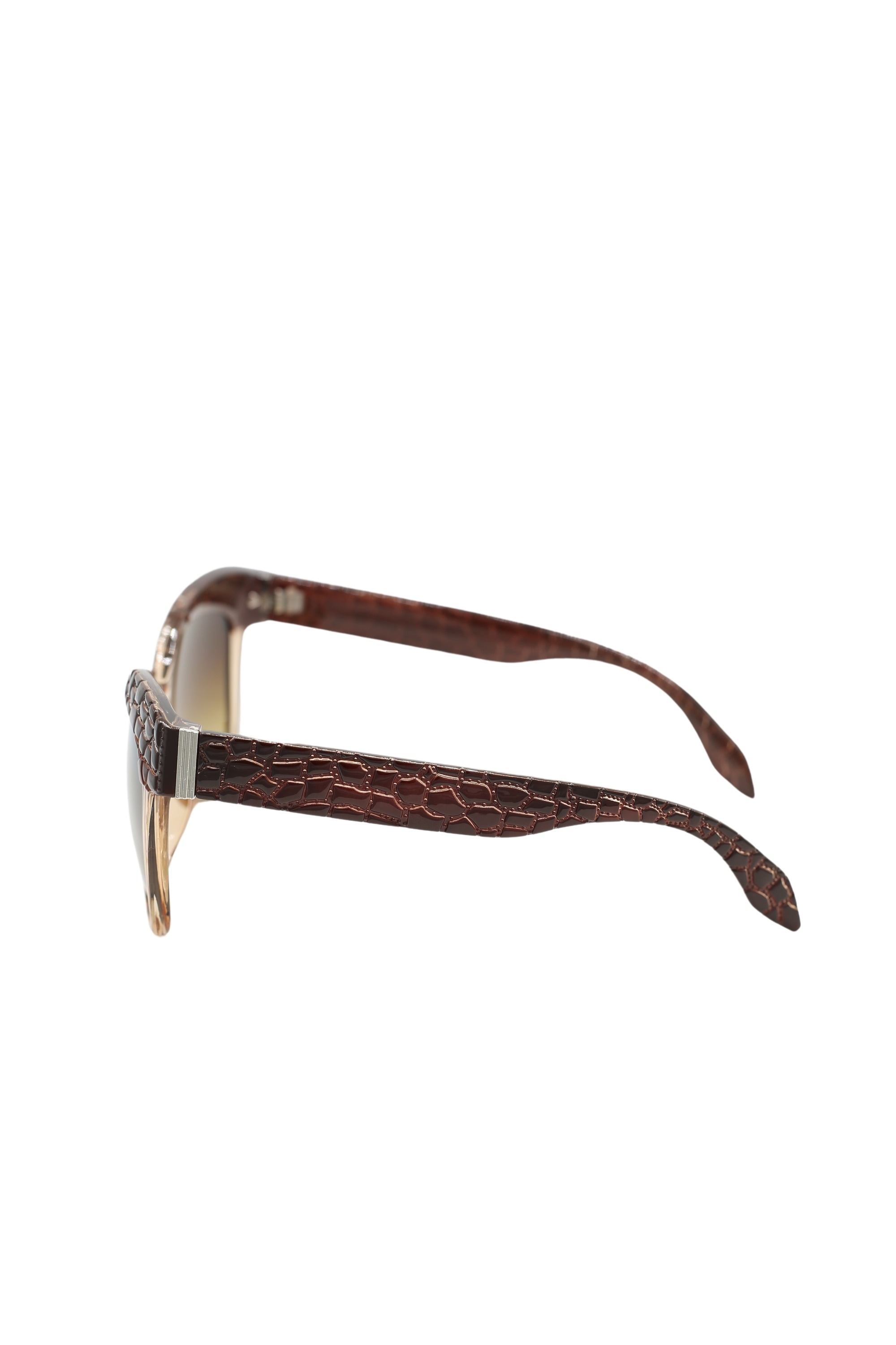 COLLEZIONE ALESSANDRO Sonnenbrille »Kroko«, mit Krokobesatz