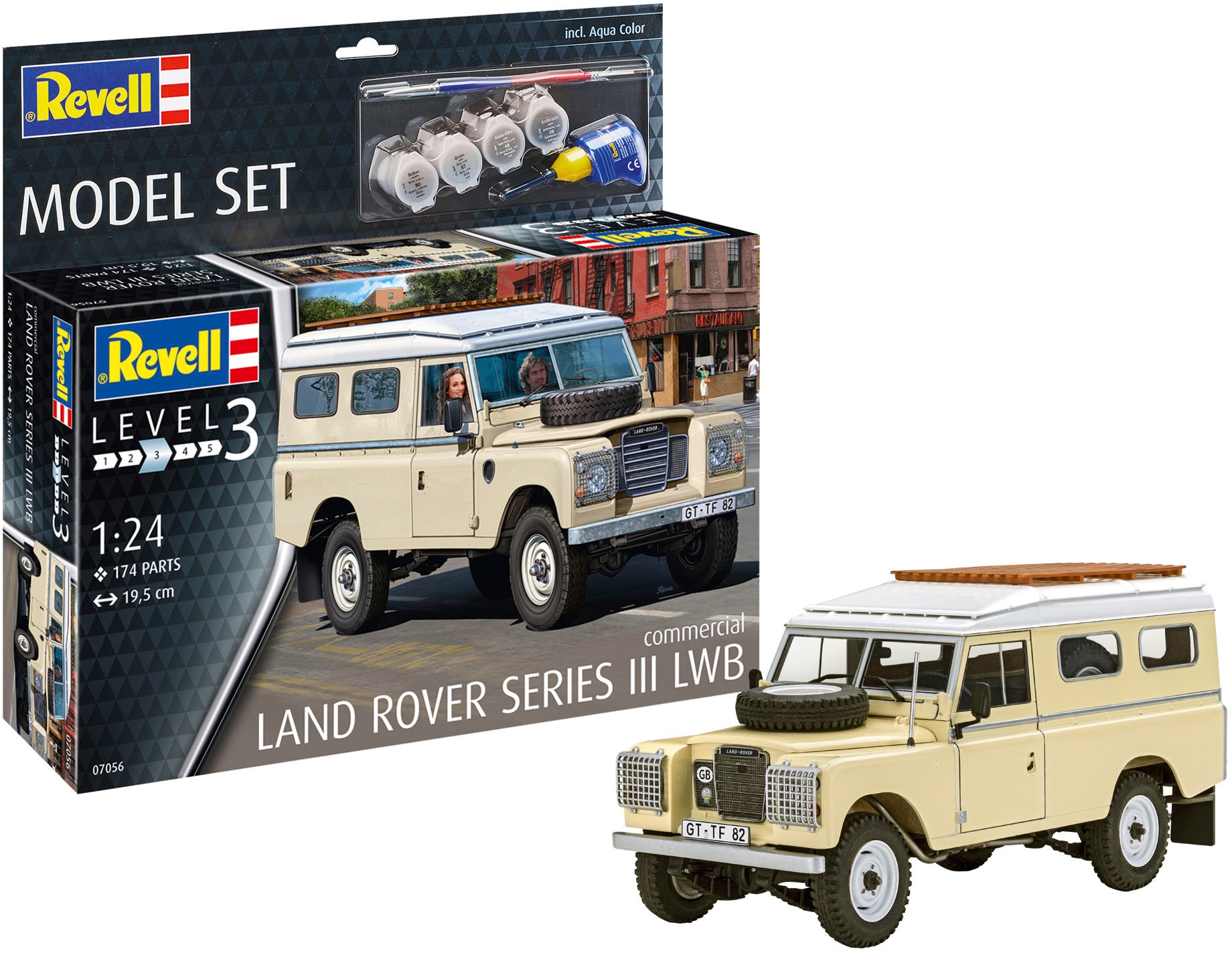 Modellbausatz »Land Rover Series III LWB (commercial)«, 1:24, Made in Europe