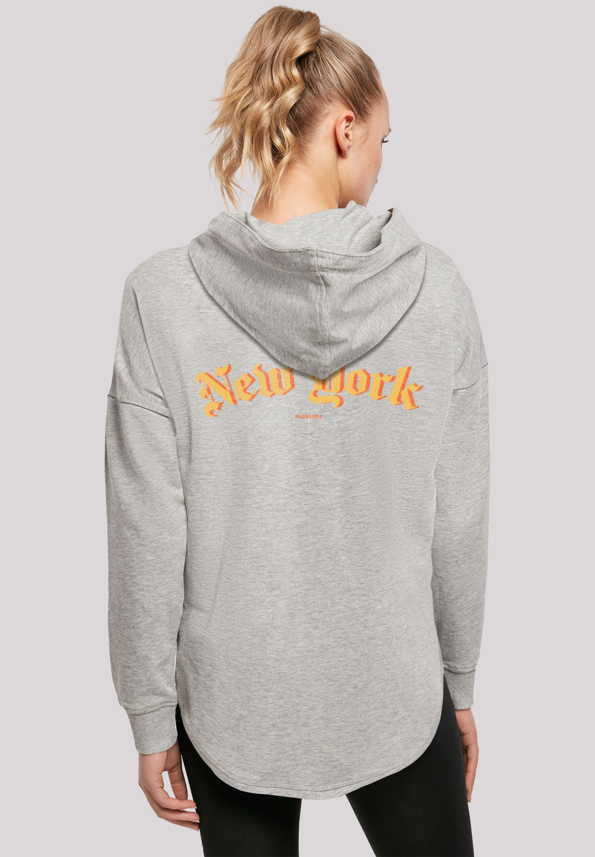 Kapuzenpullover »New York Orange OVERSIZE HOODIE«, Print