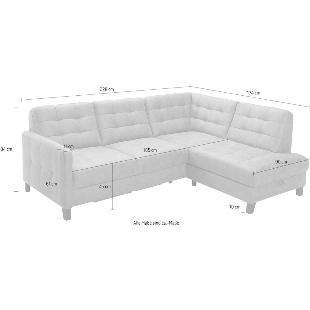 exxpo - sofa fashion Ecksofa »Elio, L-Form«