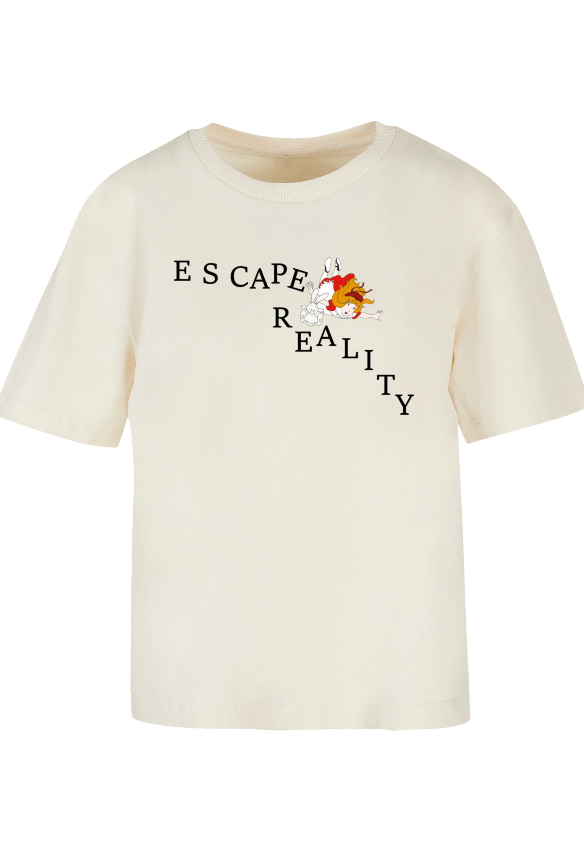 F4NT4STIC T-Shirt »Alice im Wunderland Escape Reality Falling«, Retro, Heroes of Childhood, TV Serie