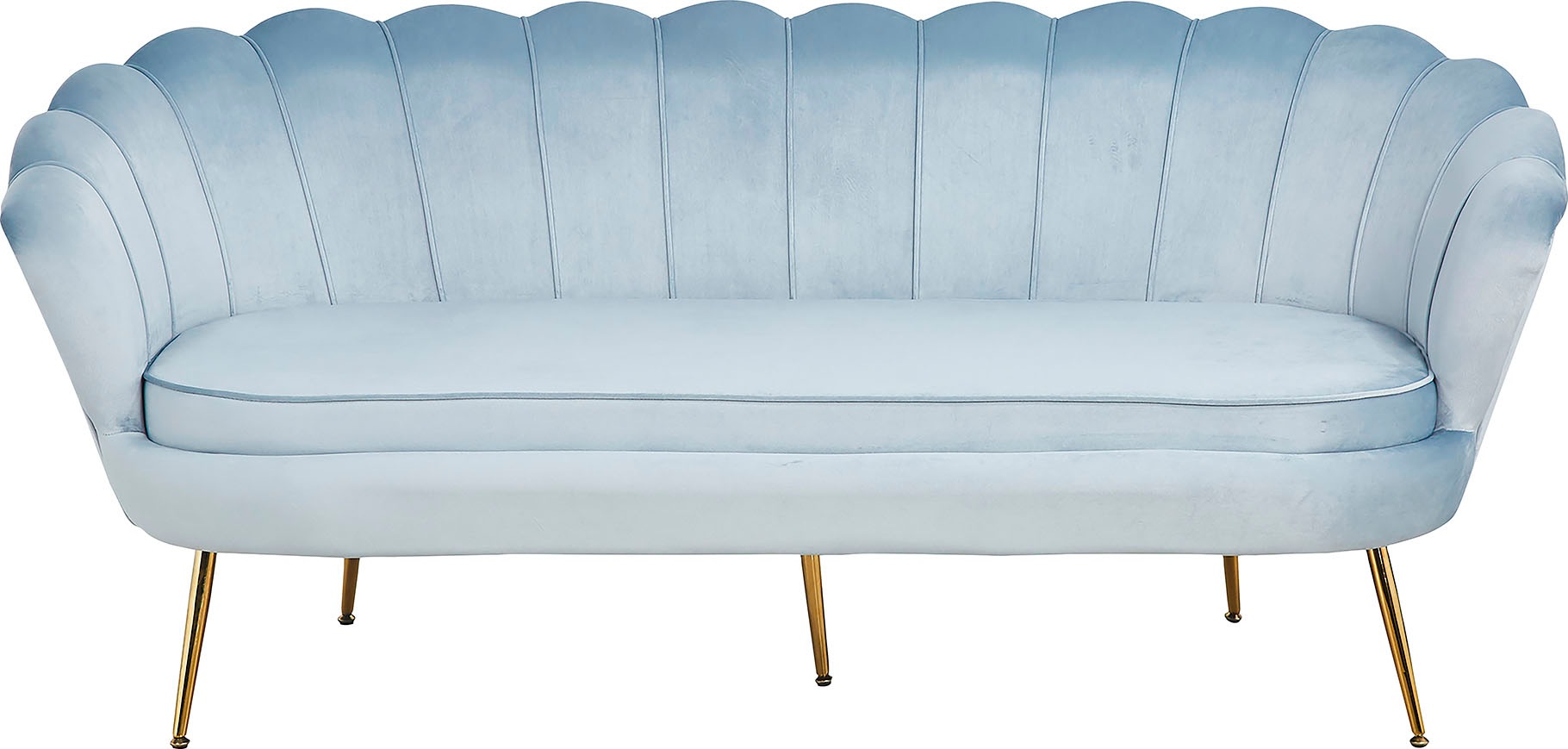 SalesFever 3-Sitzer "Clam Komfortsofa" Extravagantes Muscheldesign: 180 cm günstig online kaufen