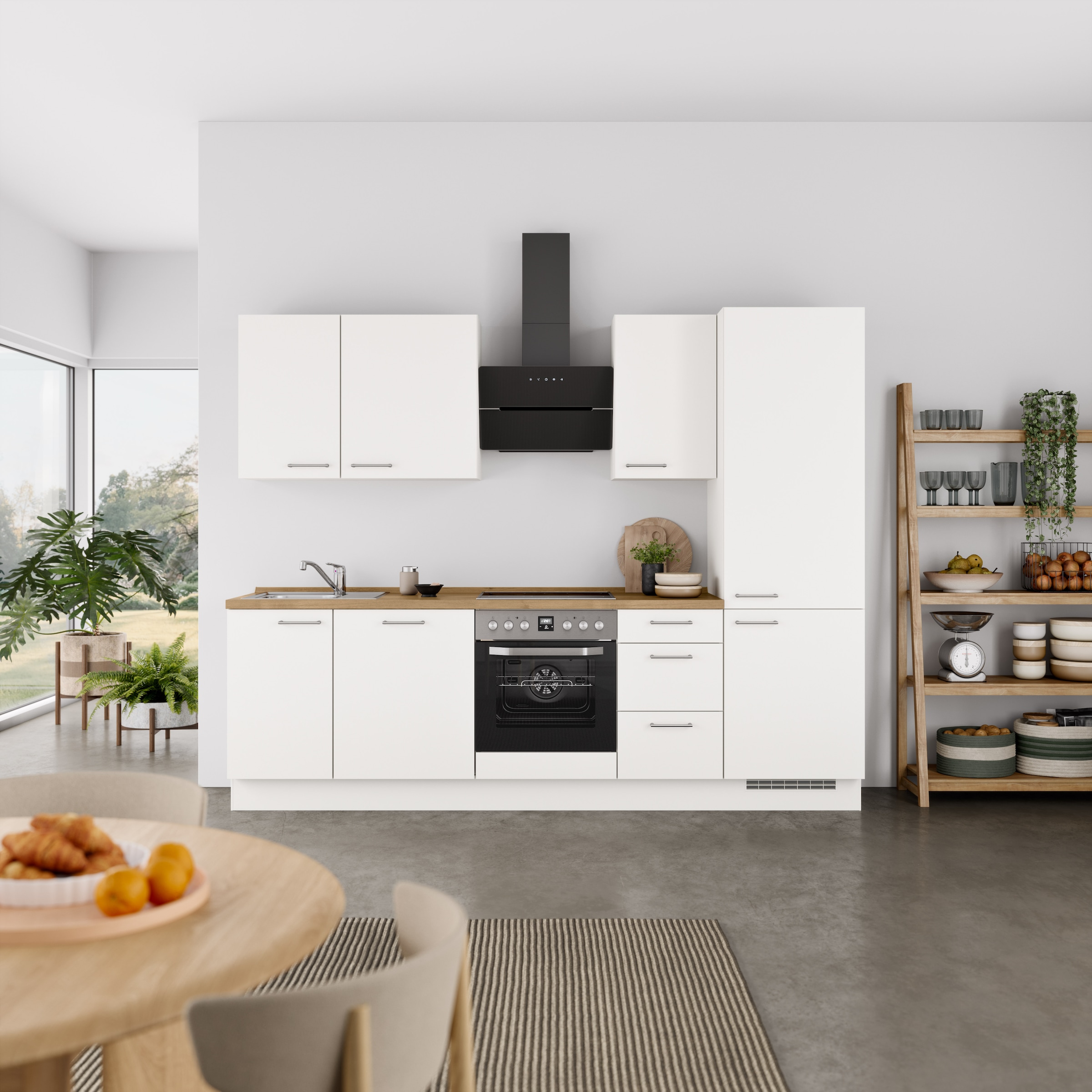 nobilia Küchenzeile ""Laser II", Ausrichtung wählbar, Breite 270 cm" vormon günstig online kaufen