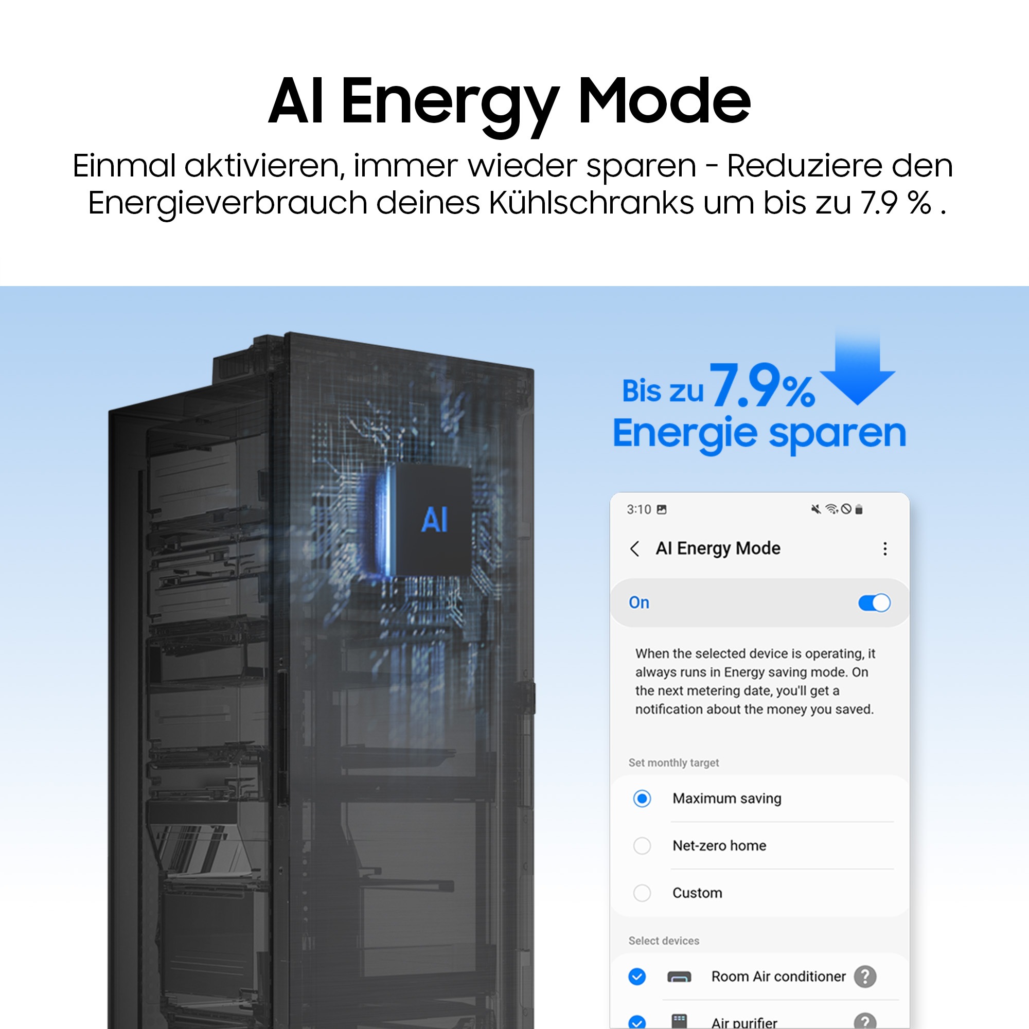 Samsung Kühlschrank »RR70H39FDTEF« 185,8 cm hoch 59,5 cm breit